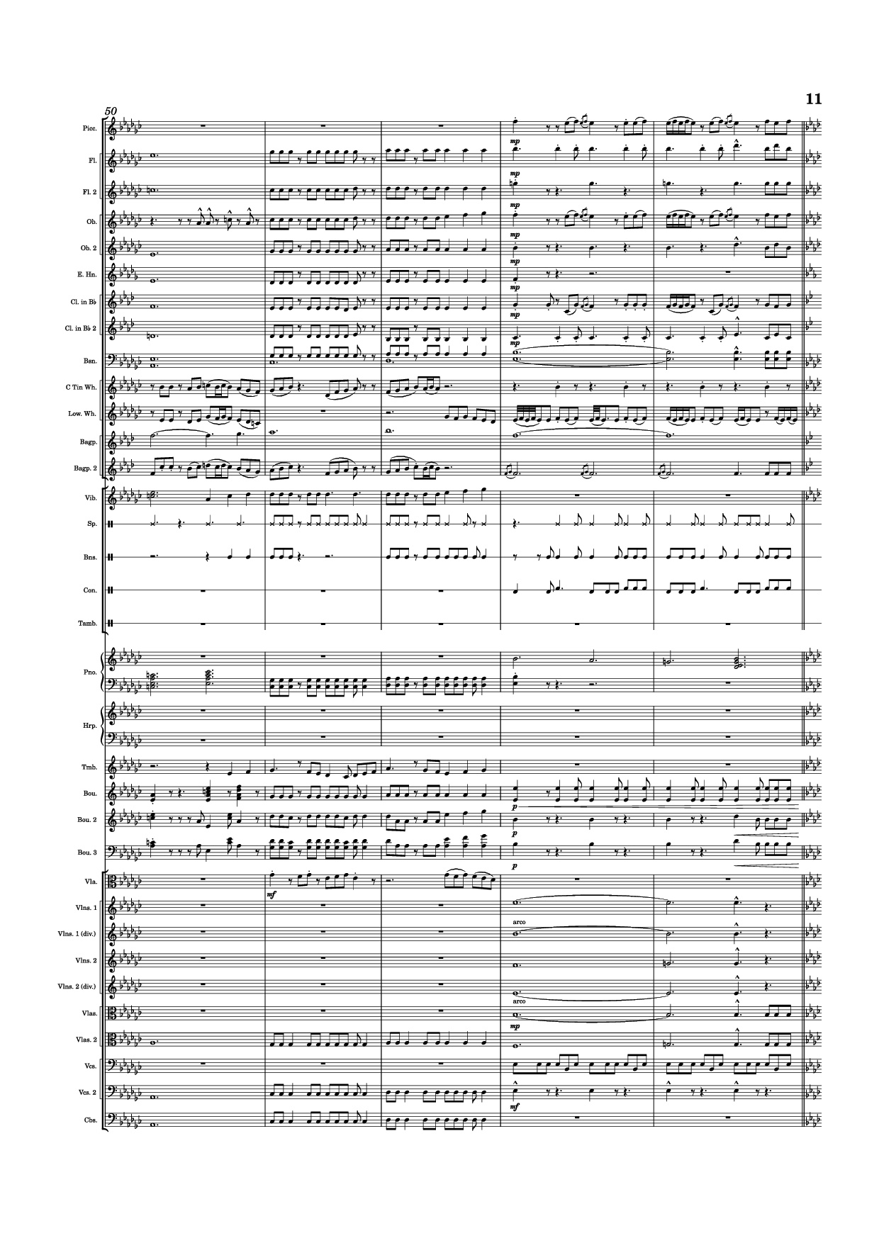 Page 11 of Sheet music PDF Piano Dusk Falls Piano - Hiroki Morishita