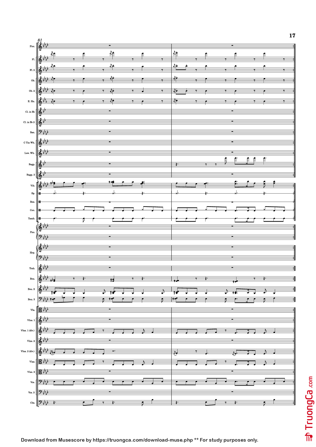 Page 17 of Sheet music PDF Piano Dusk Falls Piano - Hiroki Morishita