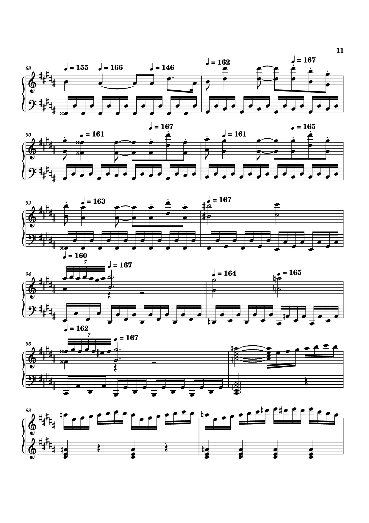 Page 11 of Sheet music PDF Moonlight Sonata 3rd Movement Piano - Kudoshinichit