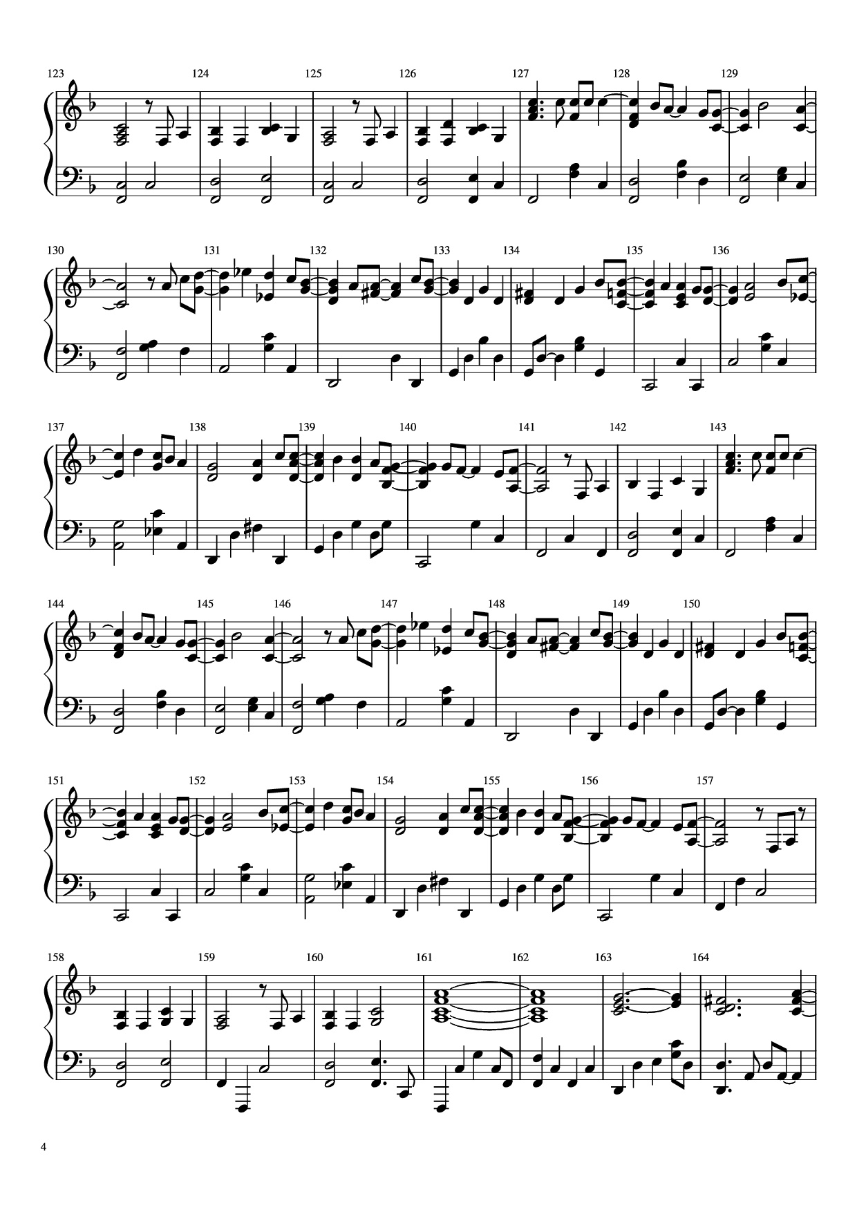 Page 4 of Sheet music PDF Piano Goodbye Marylou Piano - Undefined
