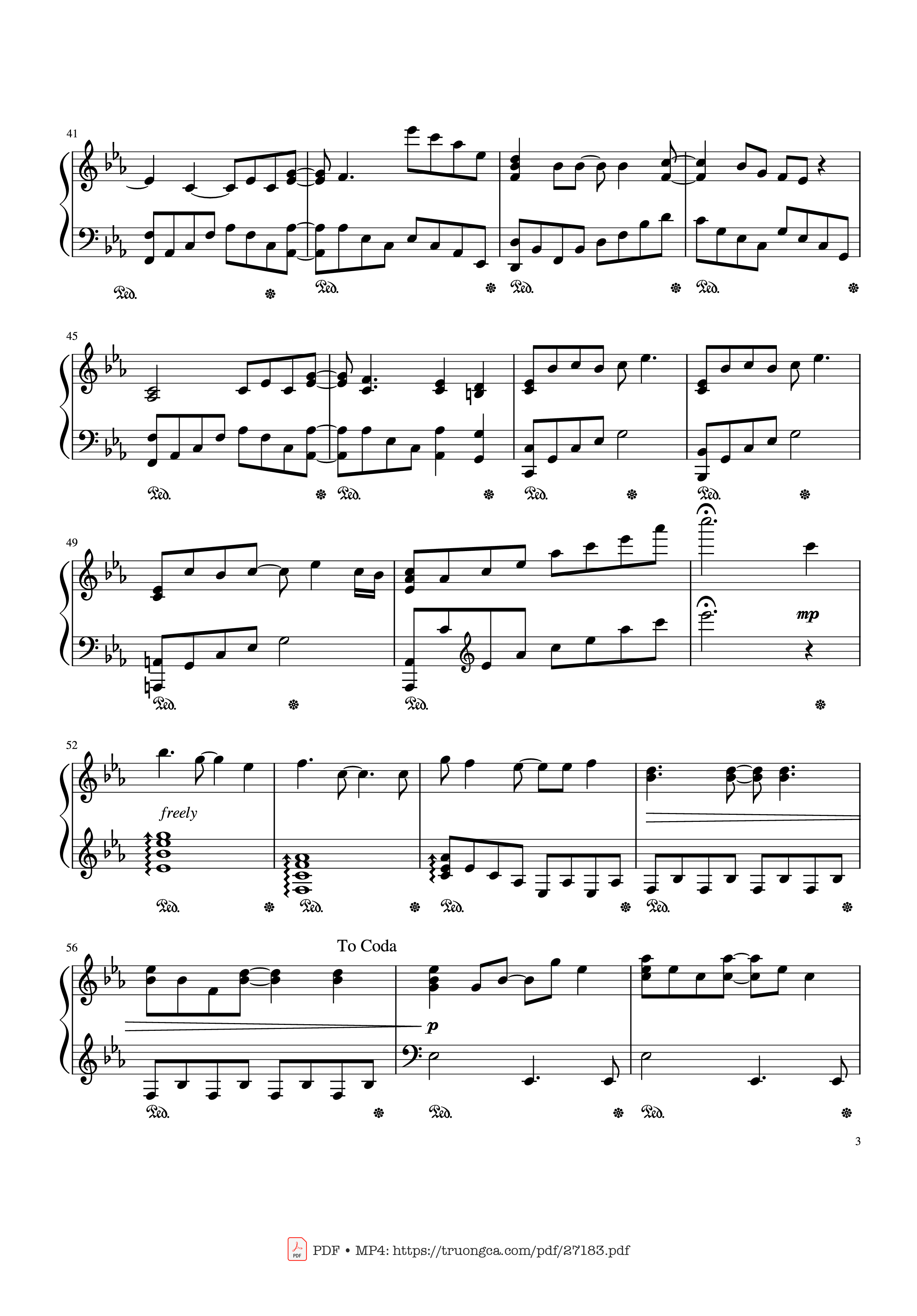 Page 3 of Sheet music PDF YOUR SONG Piano - Written by Elton John and Bernie Taupin