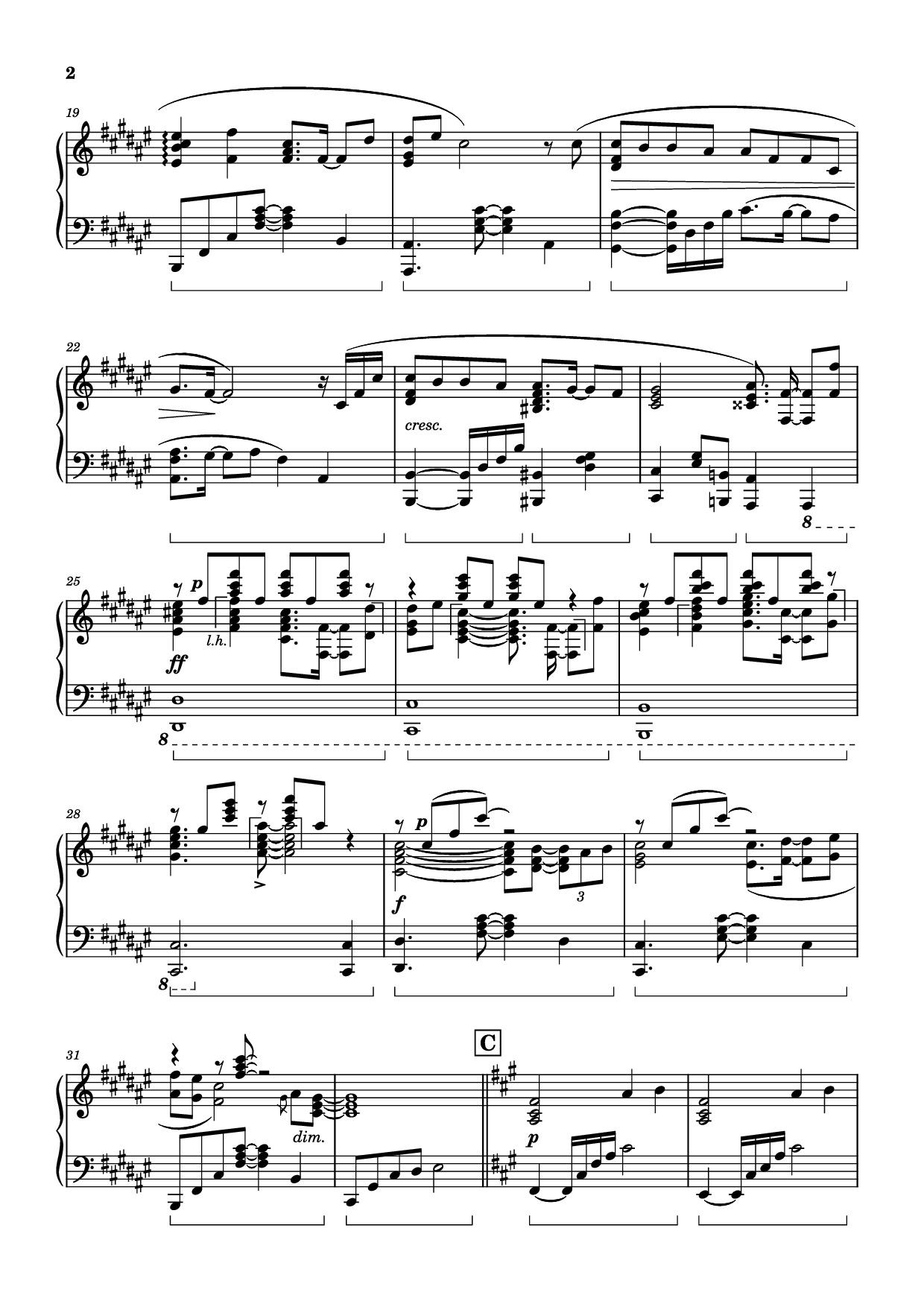 Page 2 of Sheet music PDF Piano Bios Piano - Original Music by Hiroyuki Sawano