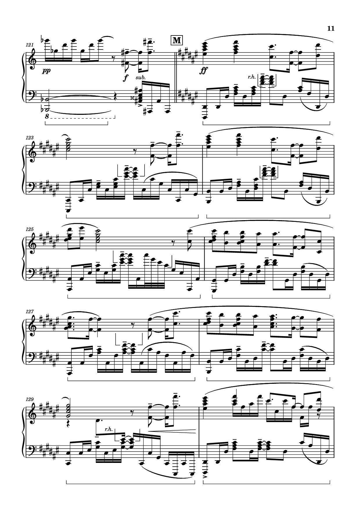 Page 11 of Sheet music PDF Piano Bios Piano - Original Music by Hiroyuki Sawano