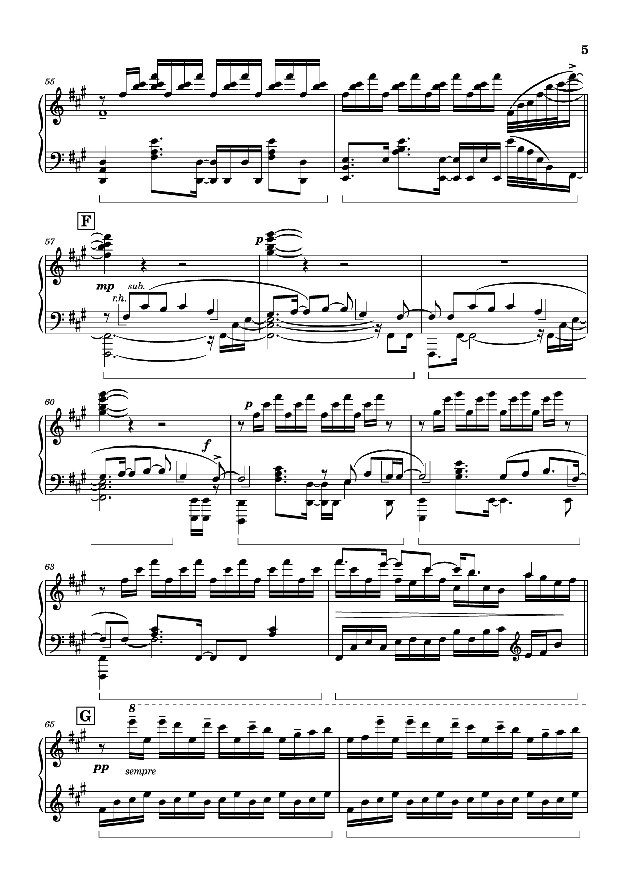 Page 5 of Sheet music PDF Piano Bios Piano - Original Music by Hiroyuki Sawano