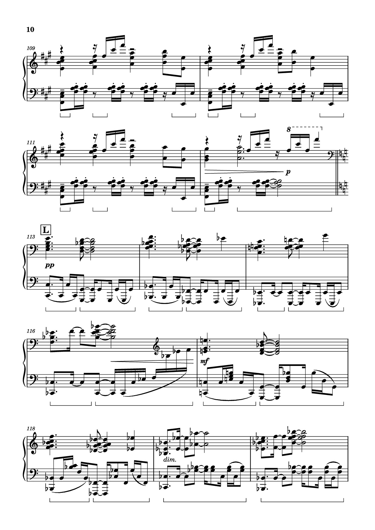 Page 10 of Sheet music PDF Piano Bios Piano - Original Music by Hiroyuki Sawano