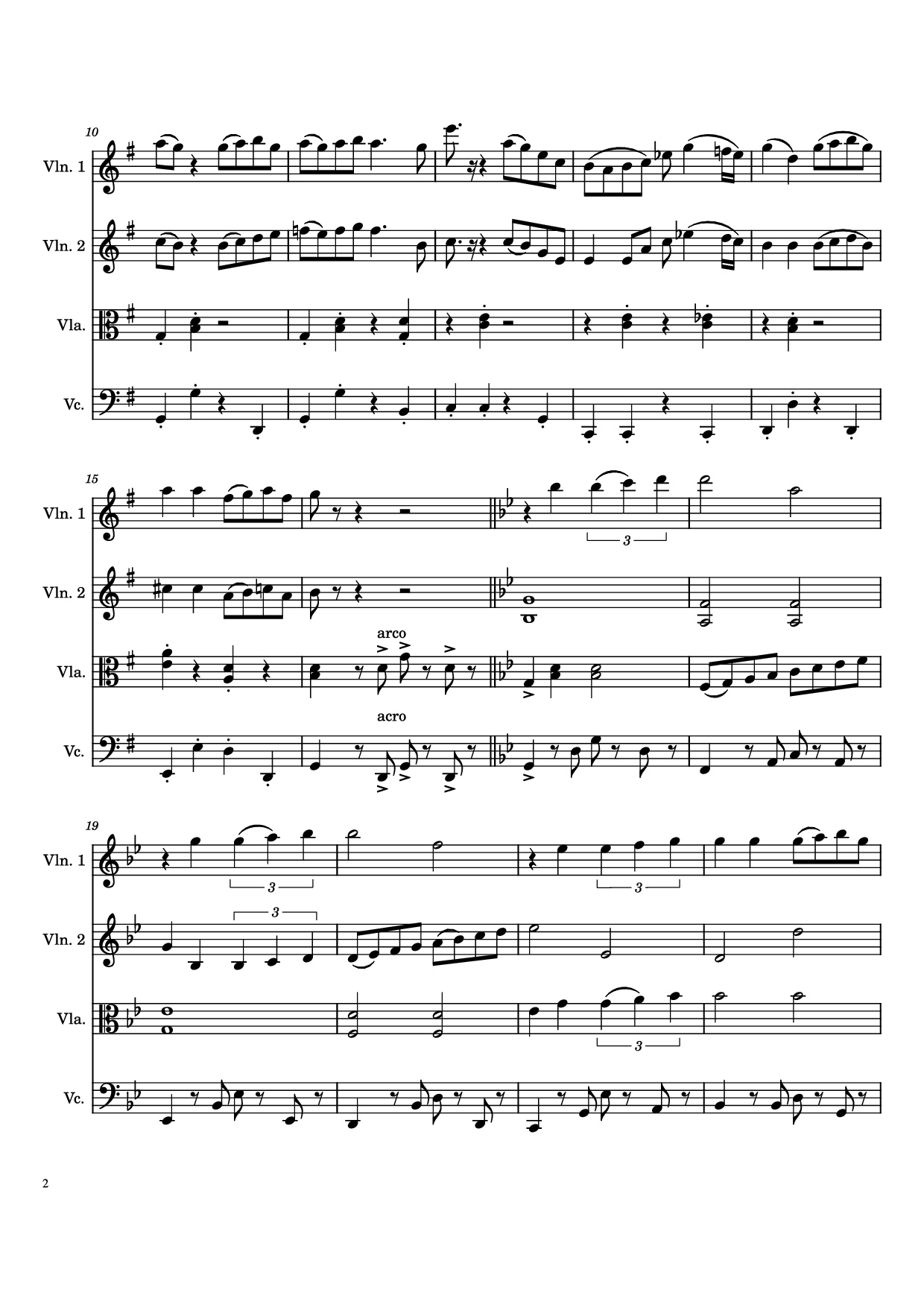 Page 2 of Sheet music PDF Por Una Cabeza Violin - Carlos Gardel