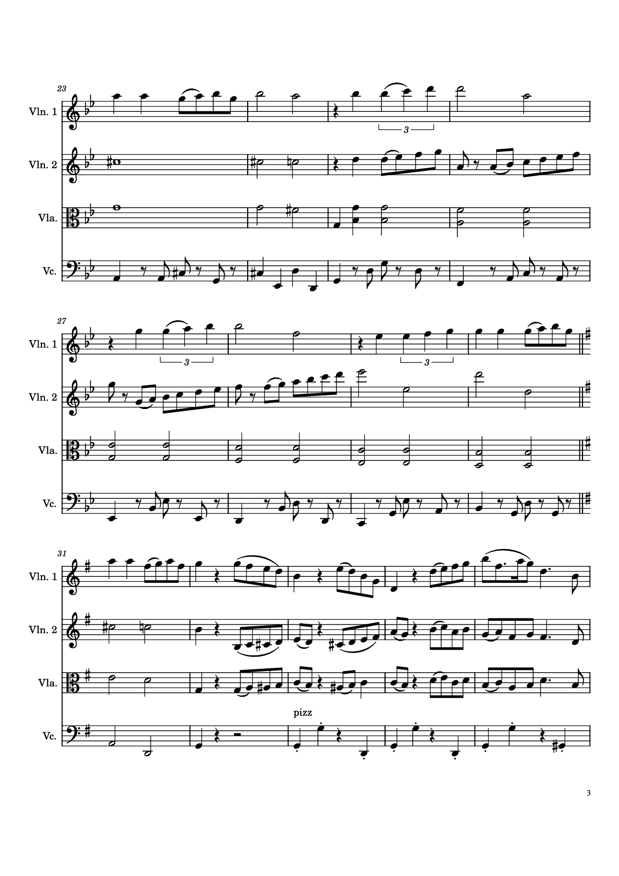 Page 3 of Sheet music PDF Por Una Cabeza Violin - Carlos Gardel