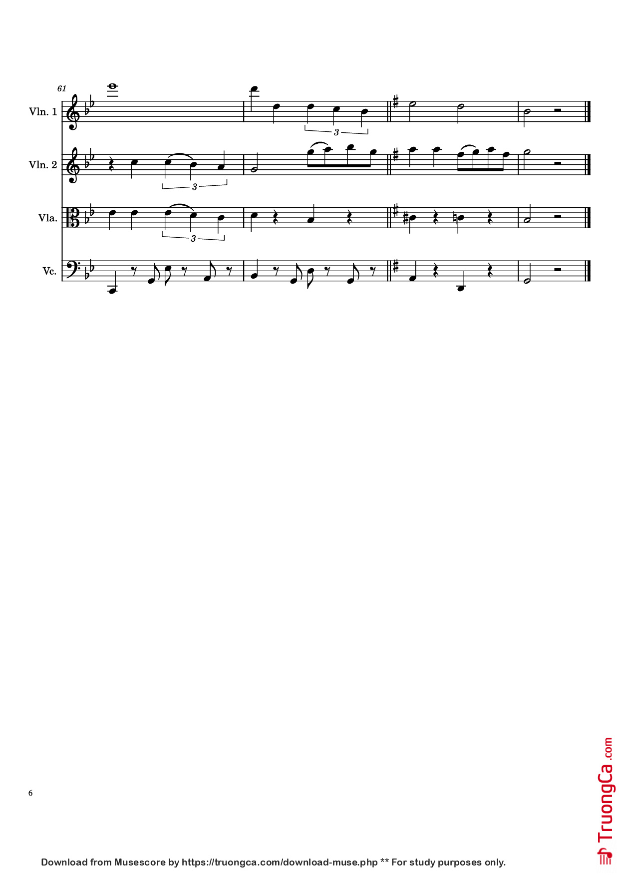 Page 6 of Sheet music PDF Por Una Cabeza Violin - Carlos Gardel