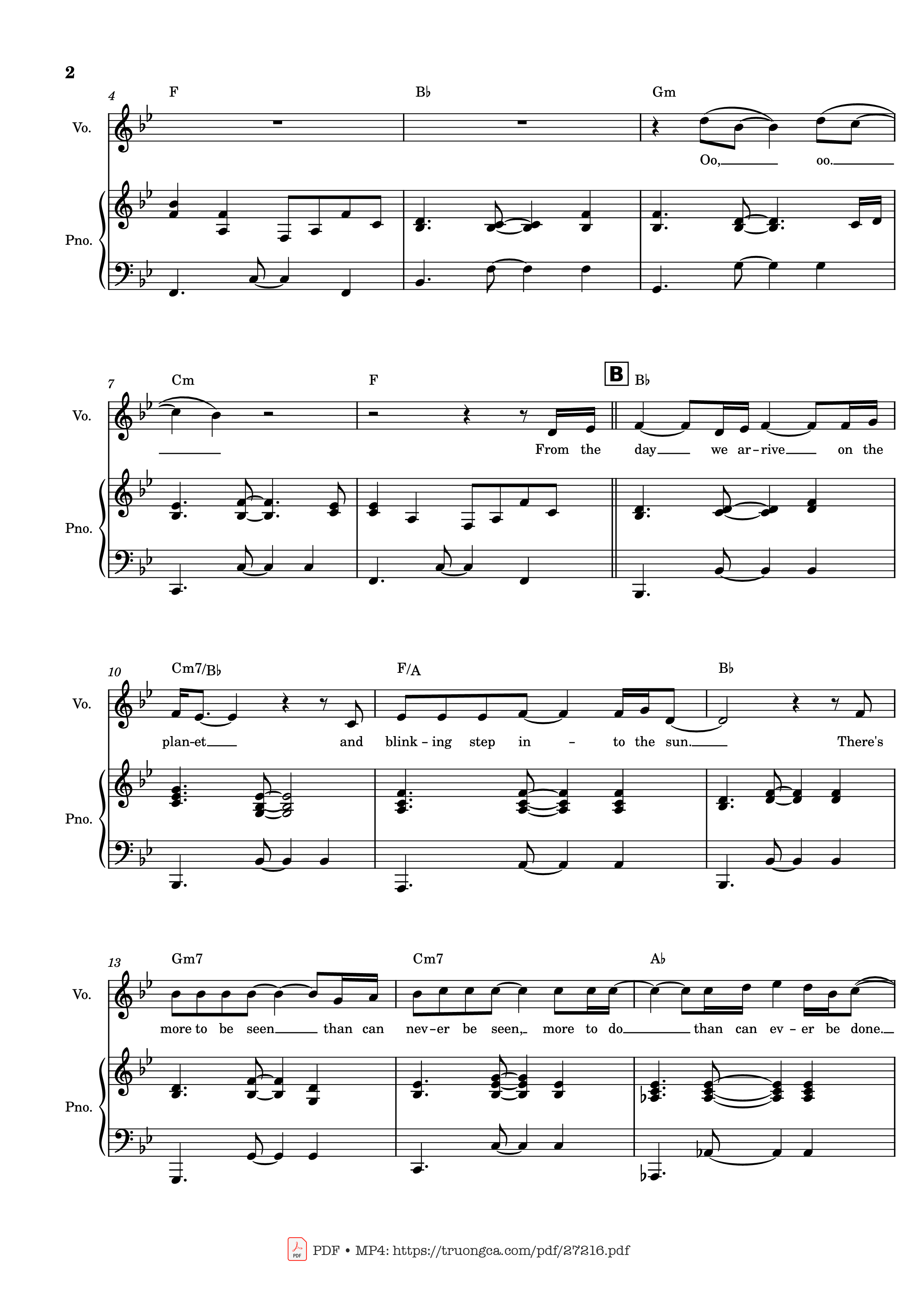 Page 2 of Sheet music PDF Piano Circle of Life Piano & Vocal - Elton John