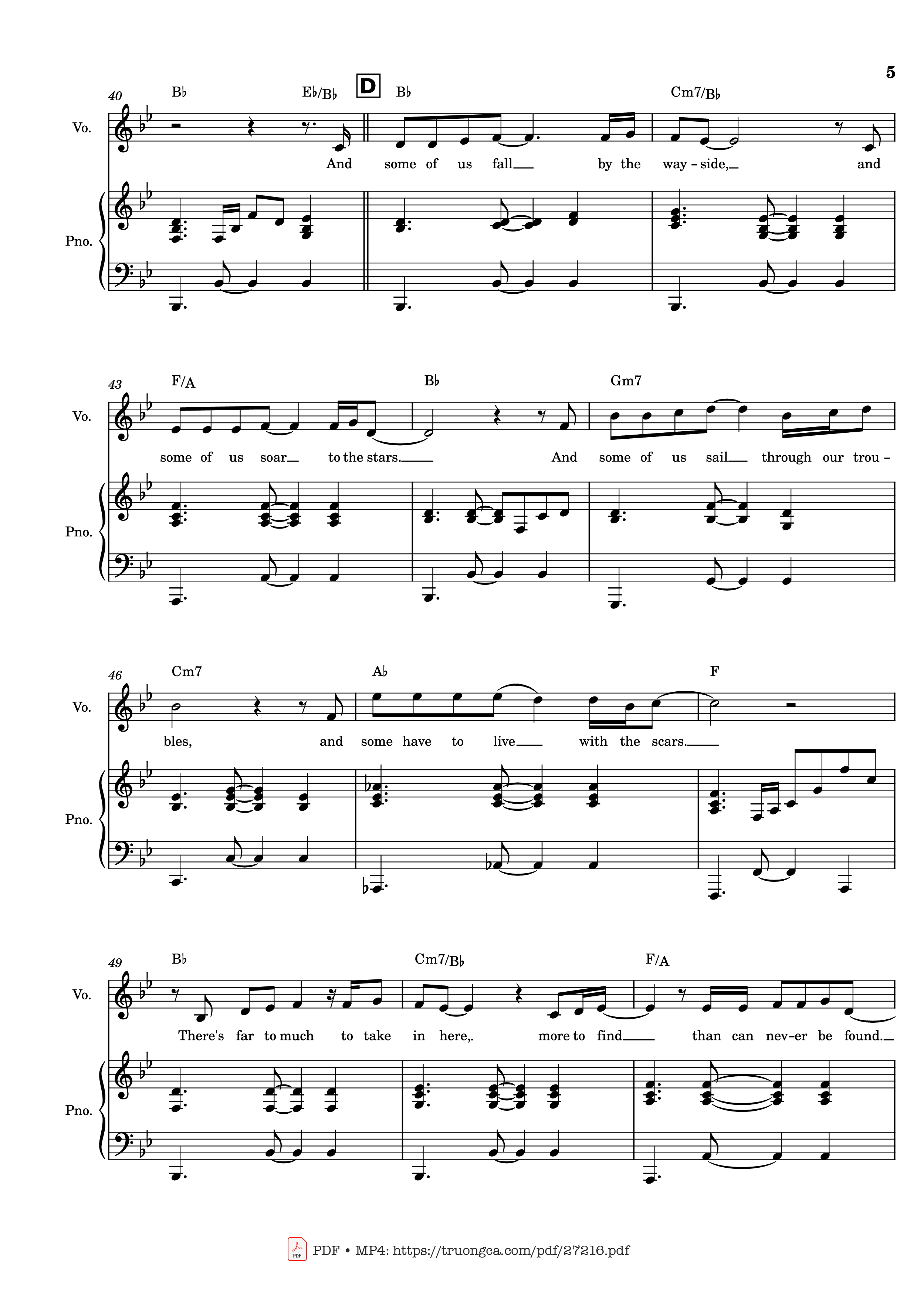 Page 5 of Sheet music PDF Piano Circle of Life Piano & Vocal - Elton John