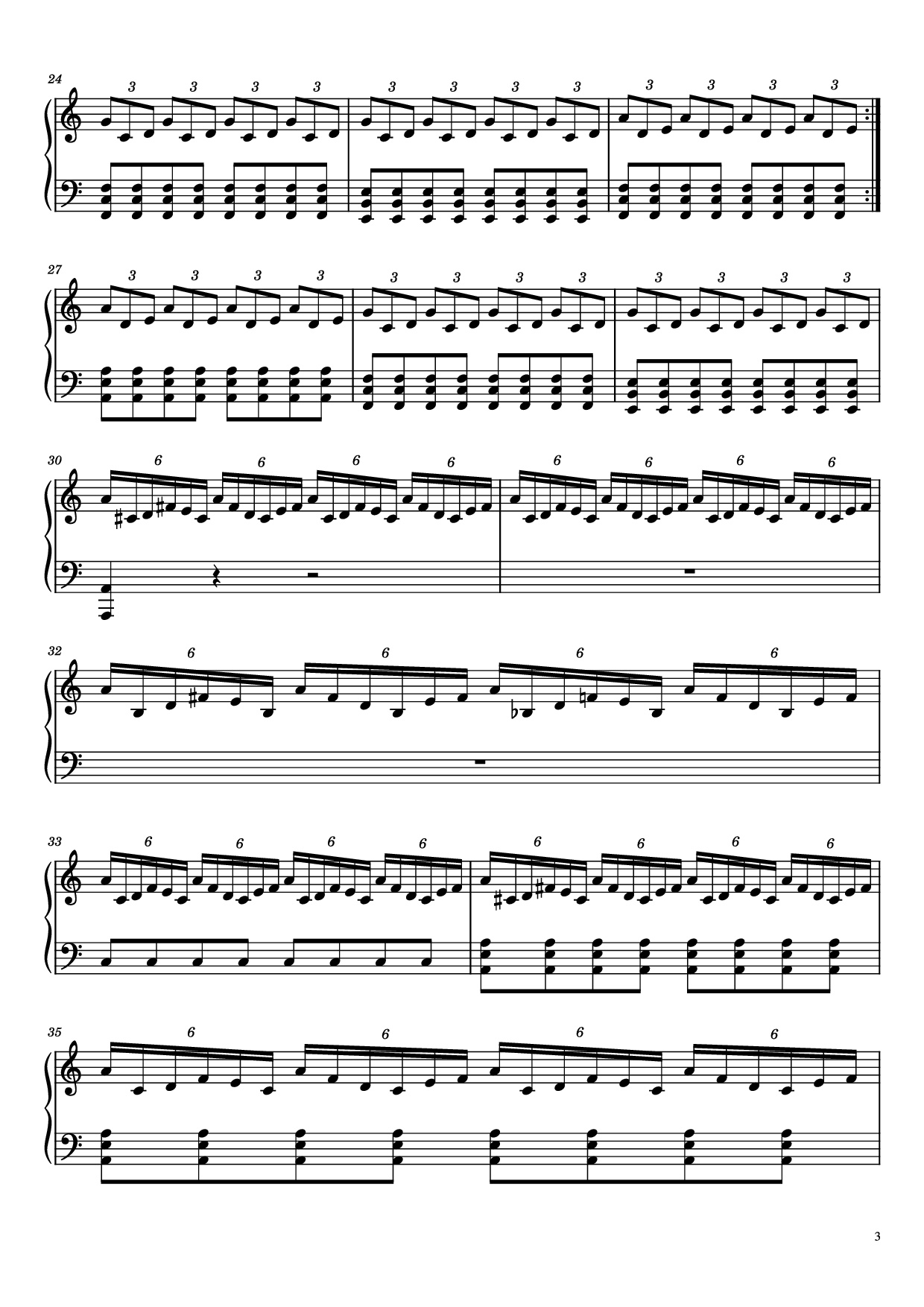 Page 3 of Sheet music PDF Piano Daydreaming Piano - Undefined