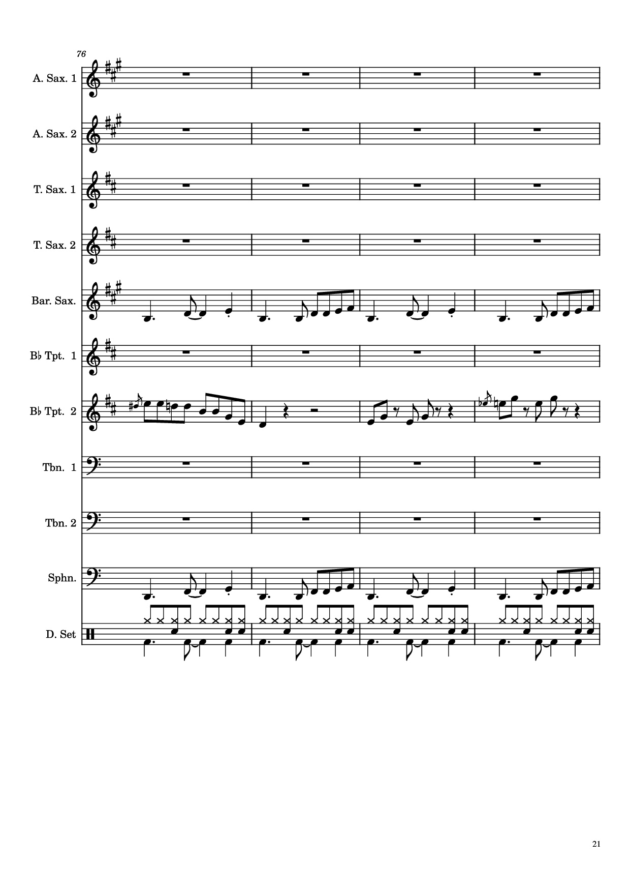 Page 21 of Sheet music PDF Hit the Bricks - Bruno Mars