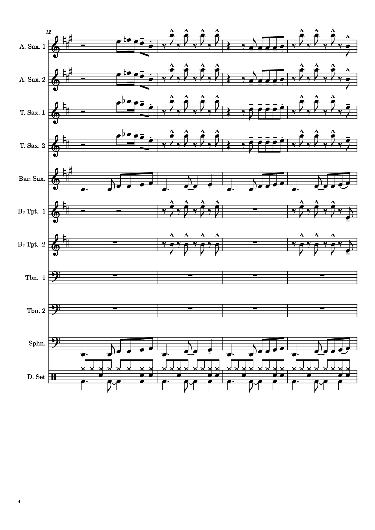 Page 4 of Sheet music PDF Hit the Bricks - Bruno Mars