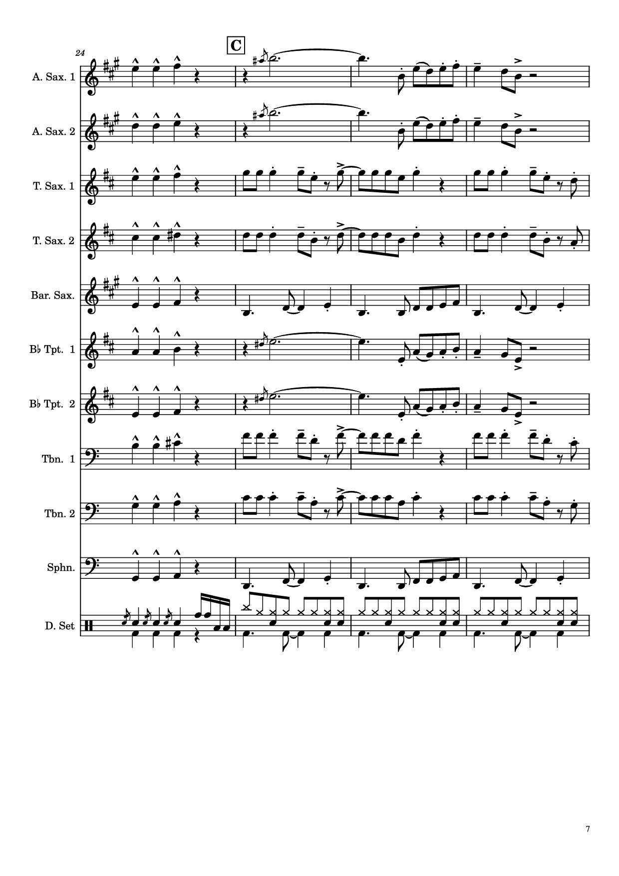 Page 7 of Sheet music PDF Hit the Bricks - Bruno Mars