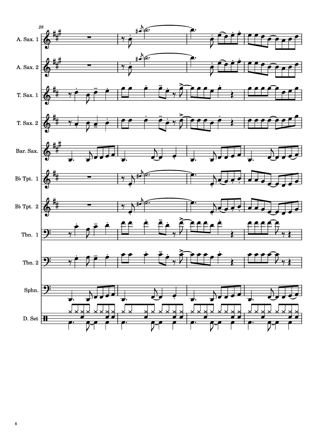Page 8 of Sheet music PDF Hit the Bricks - Bruno Mars