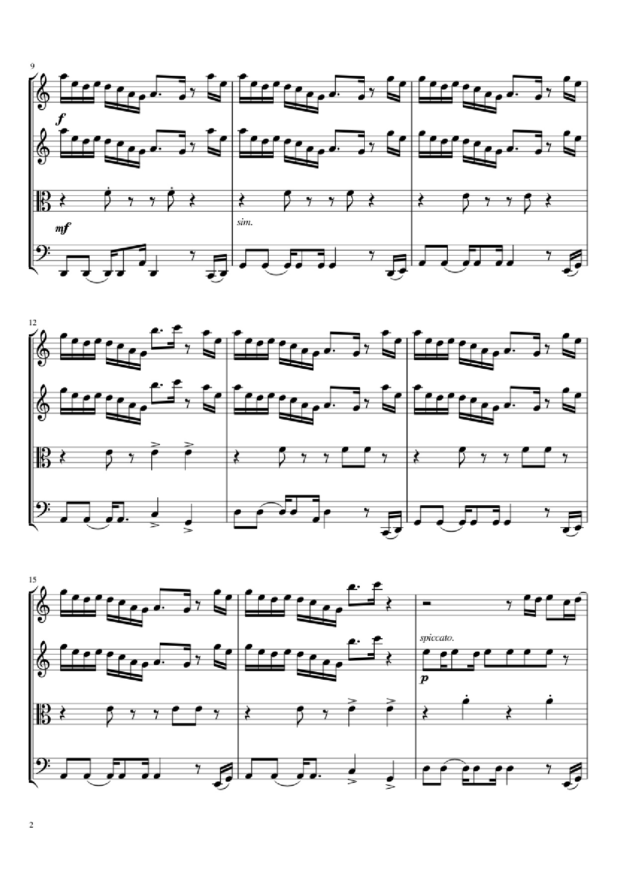 Page 2 of Sheet music PDF Adventure of a Lifetime Violin - Comp. Coldplay