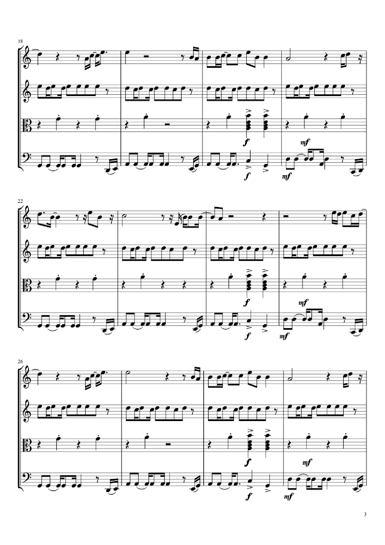 Page 3 of Sheet music PDF Adventure of a Lifetime Violin - Comp. Coldplay
