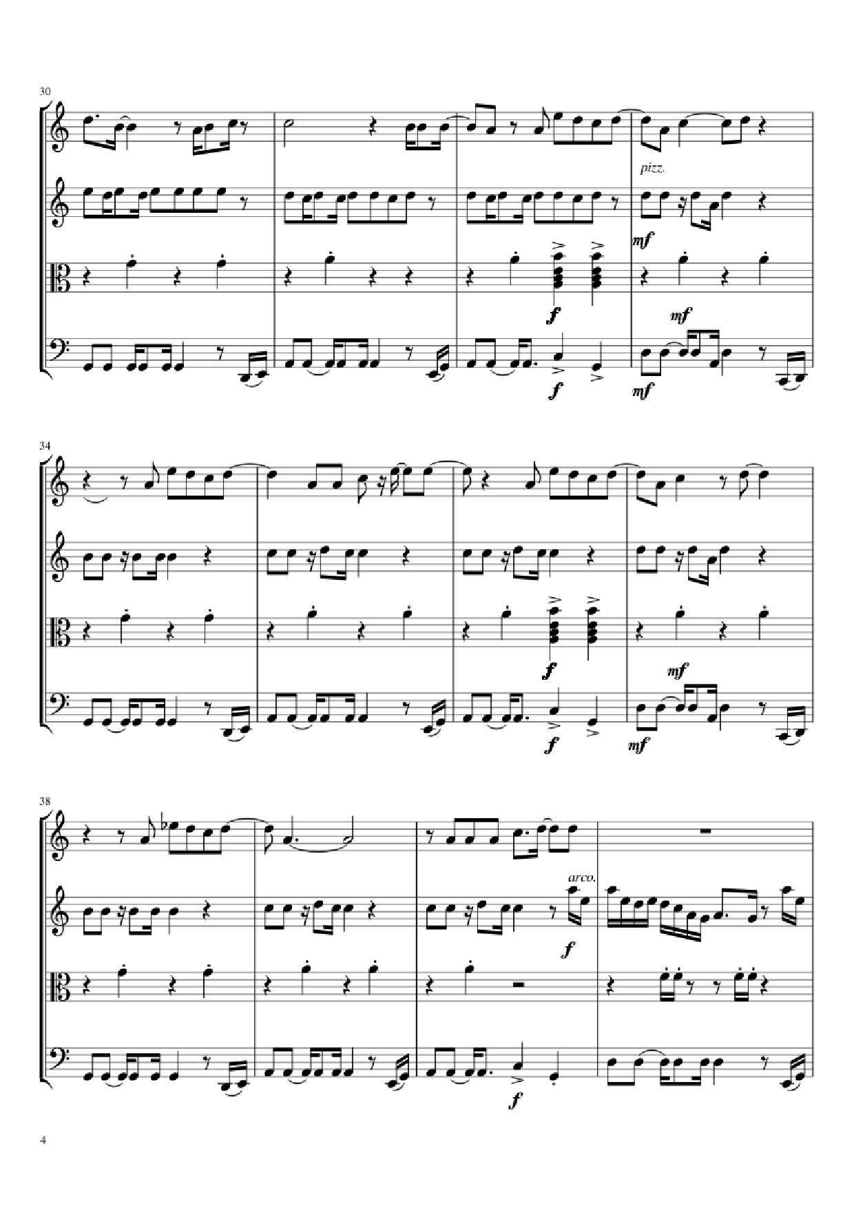 Page 4 of Sheet music PDF Adventure of a Lifetime Violin - Comp. Coldplay