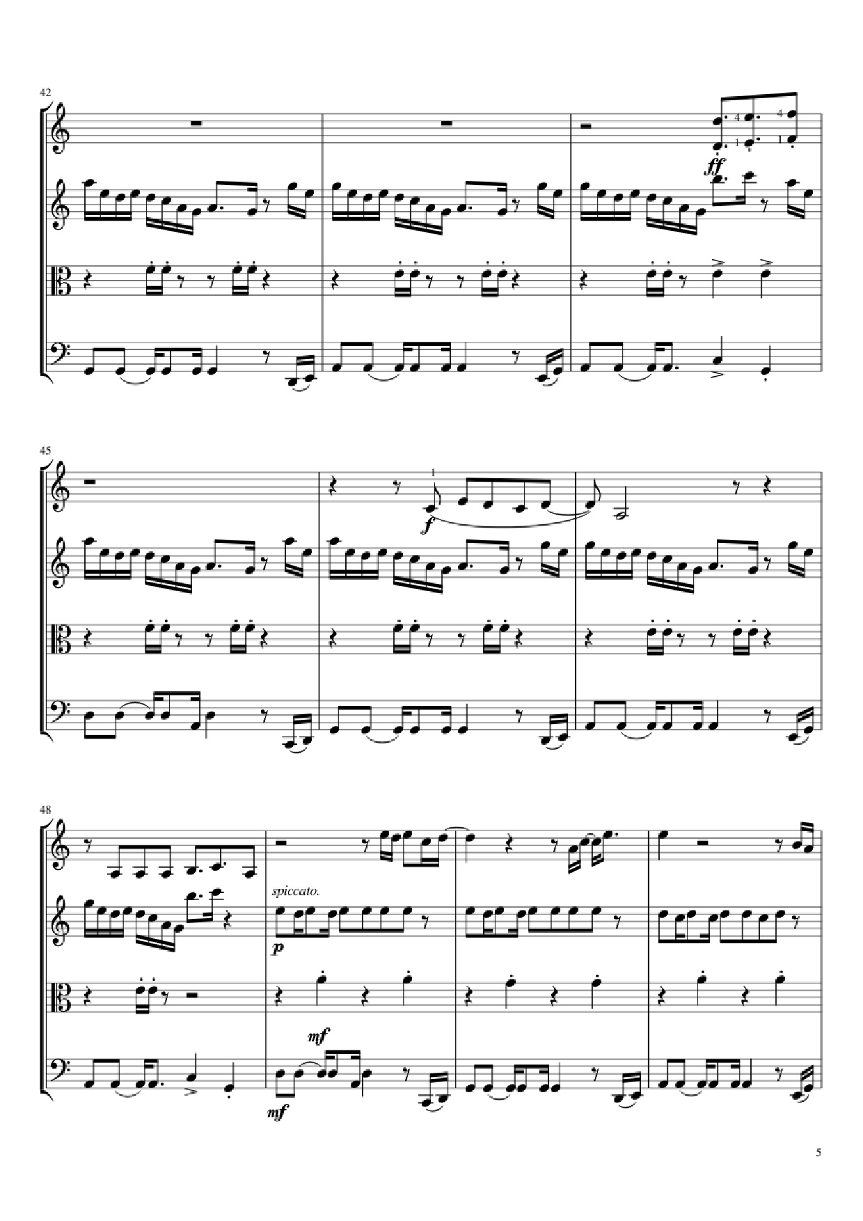 Page 5 of Sheet music PDF Adventure of a Lifetime Violin - Comp. Coldplay