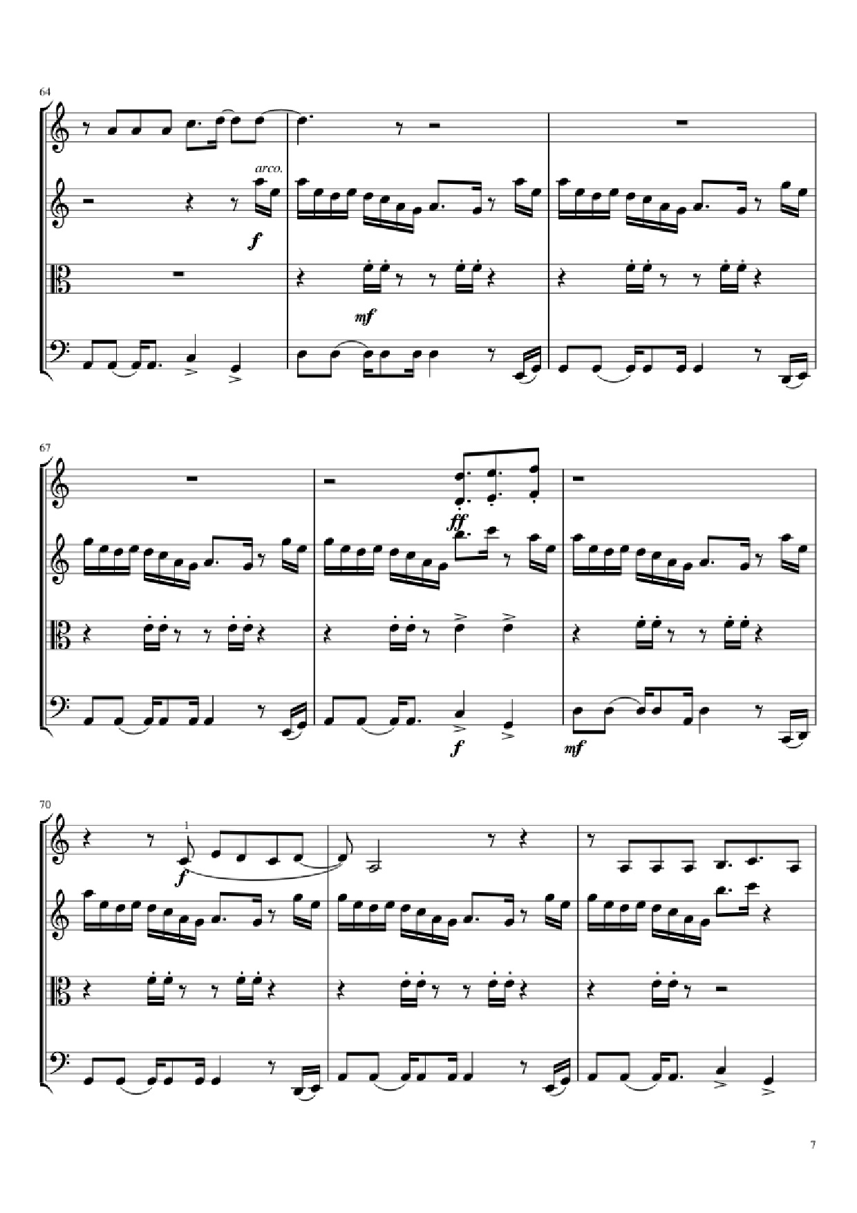 Page 7 of Sheet music PDF Adventure of a Lifetime Violin - Comp. Coldplay