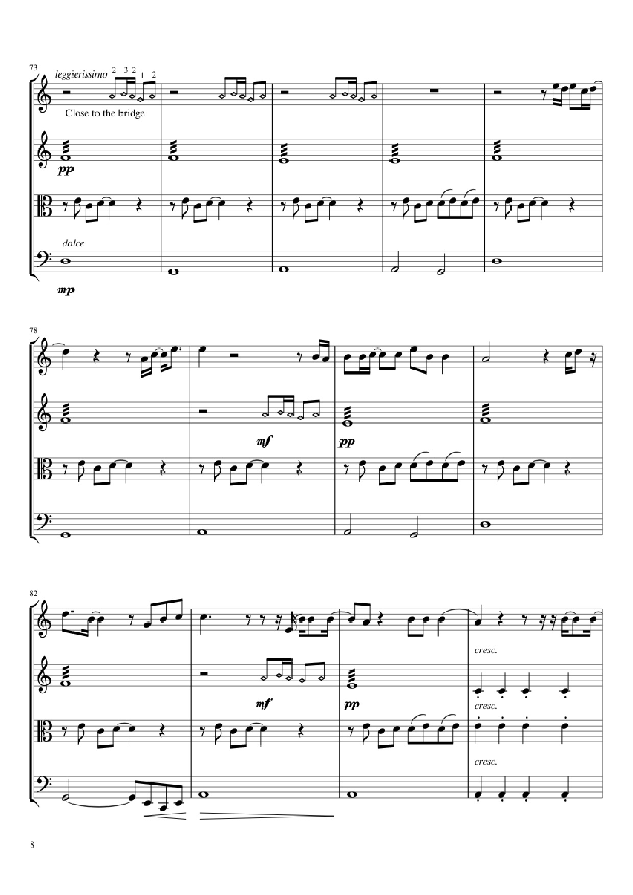 Page 8 of Sheet music PDF Adventure of a Lifetime Violin - Comp. Coldplay