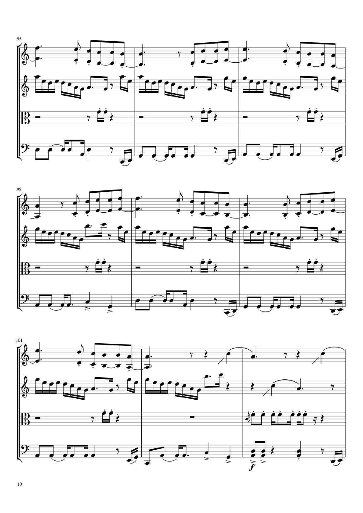 Page 10 of Sheet music PDF Adventure of a Lifetime Violin - Comp. Coldplay