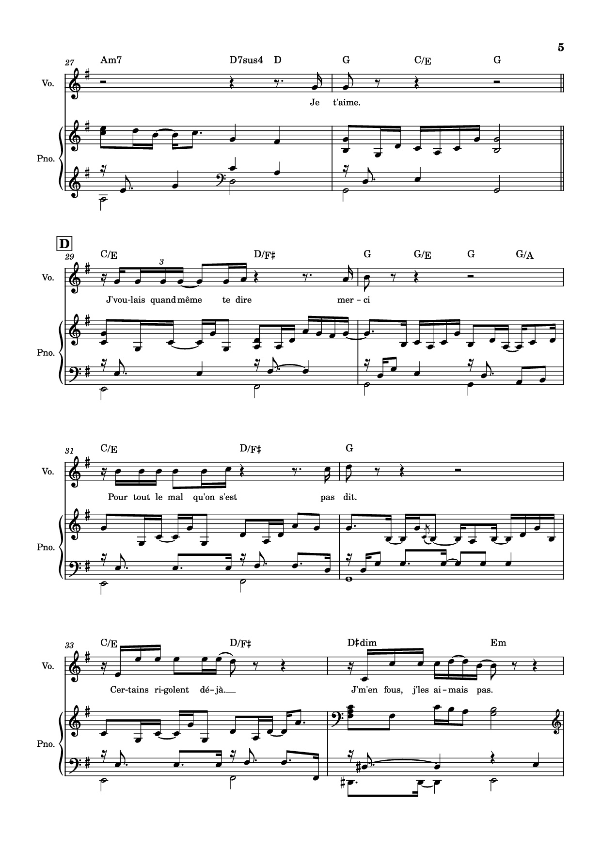 Page 5 of Sheet music PDF Piano J