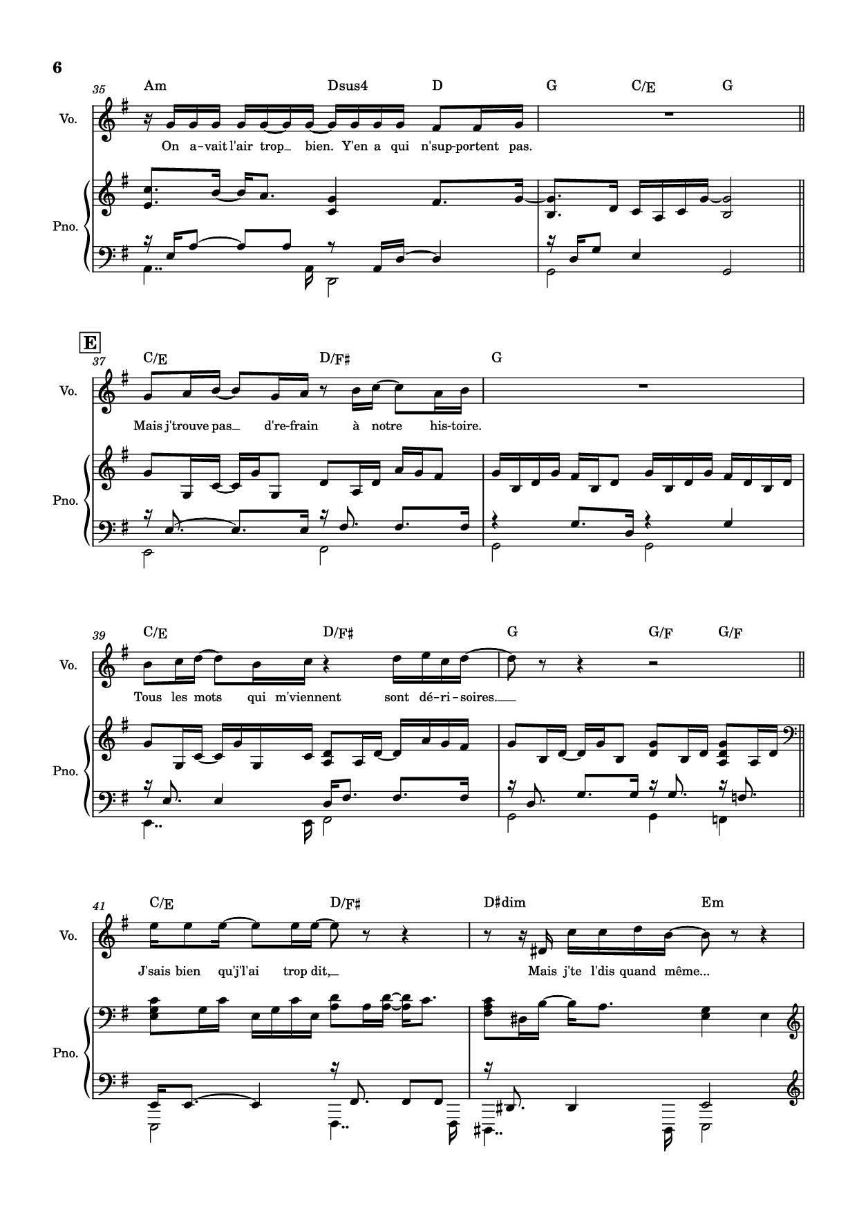 Page 6 of Sheet music PDF Piano J