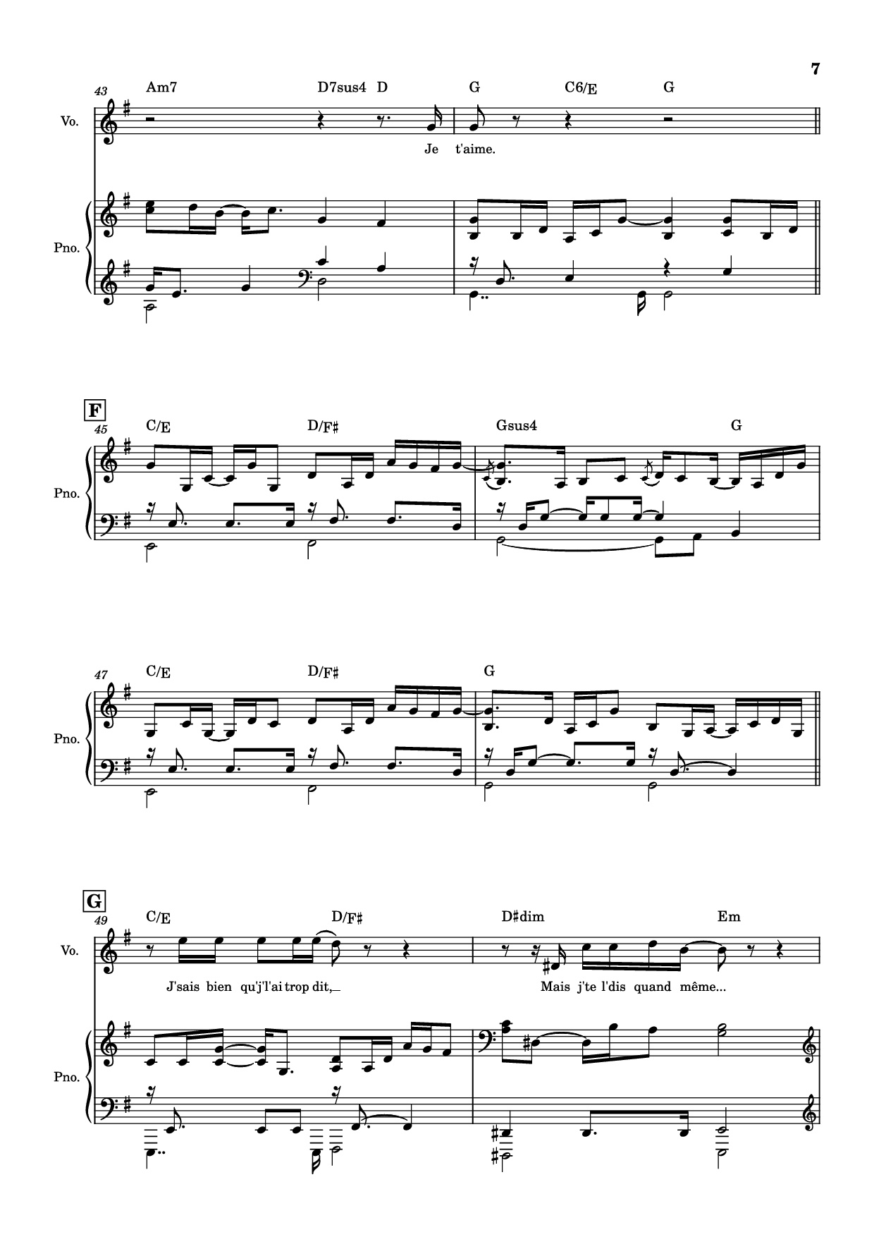 Page 7 of Sheet music PDF Piano J