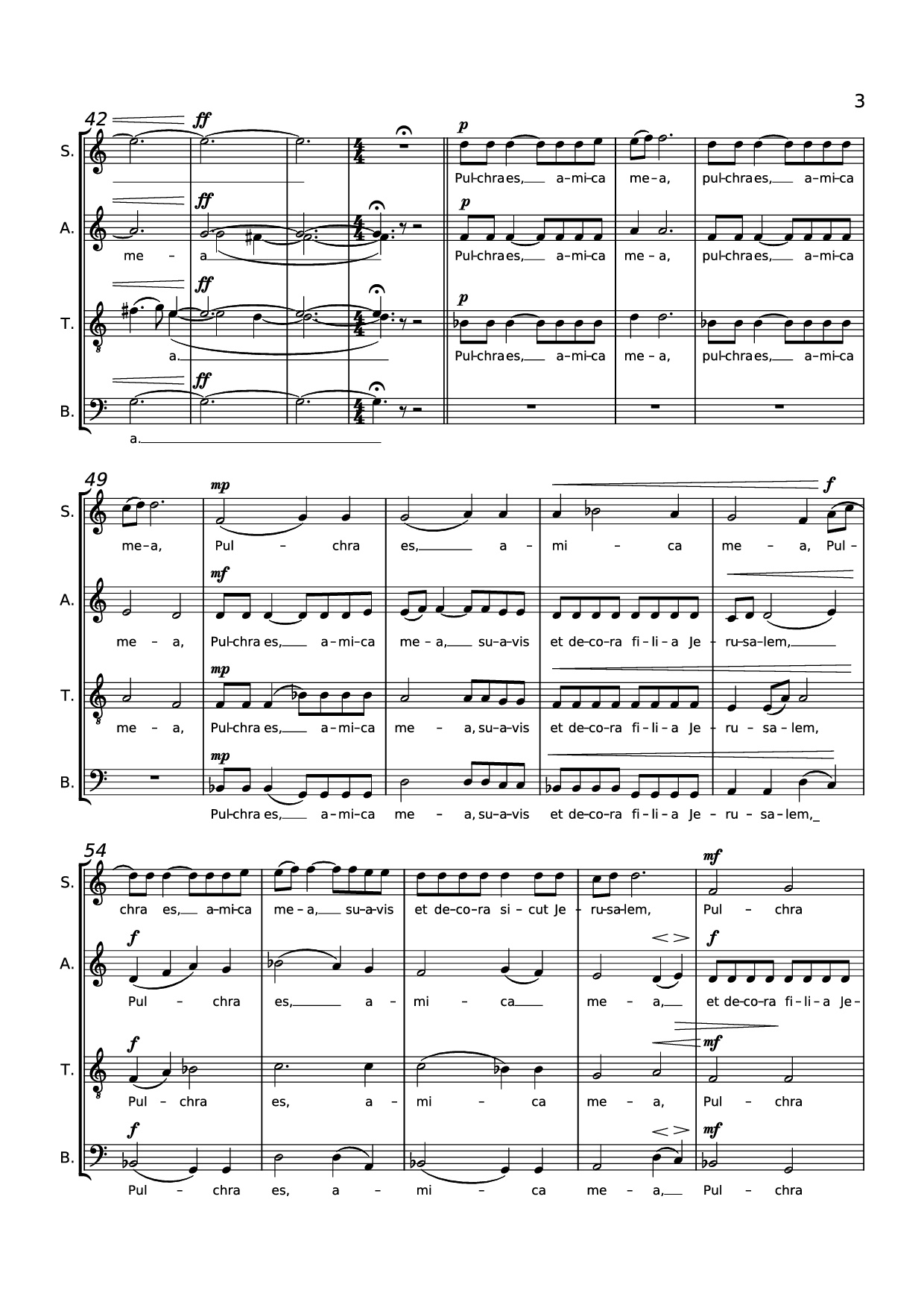 Page 3 of Sheet music PDF Northern Lights - Ola Gjeilo