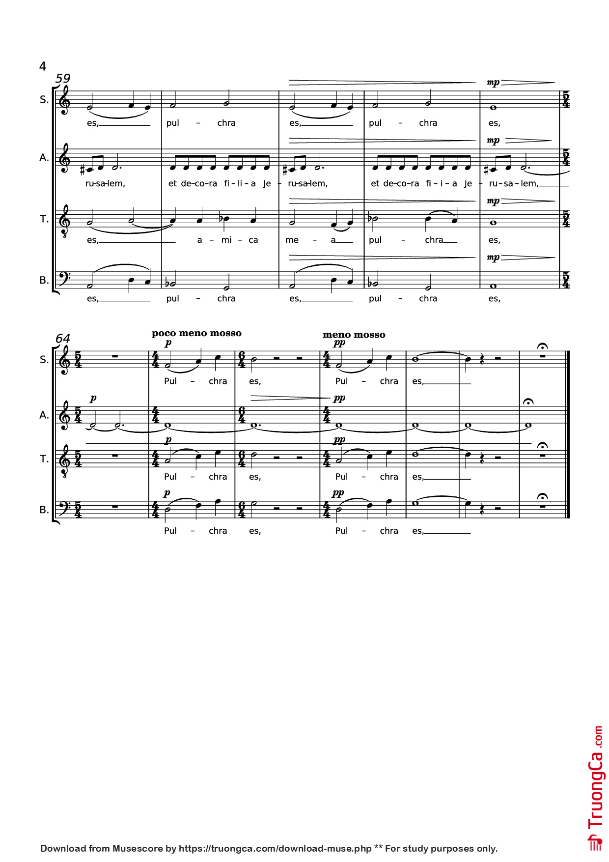 Page 4 of Sheet music PDF Northern Lights - Ola Gjeilo