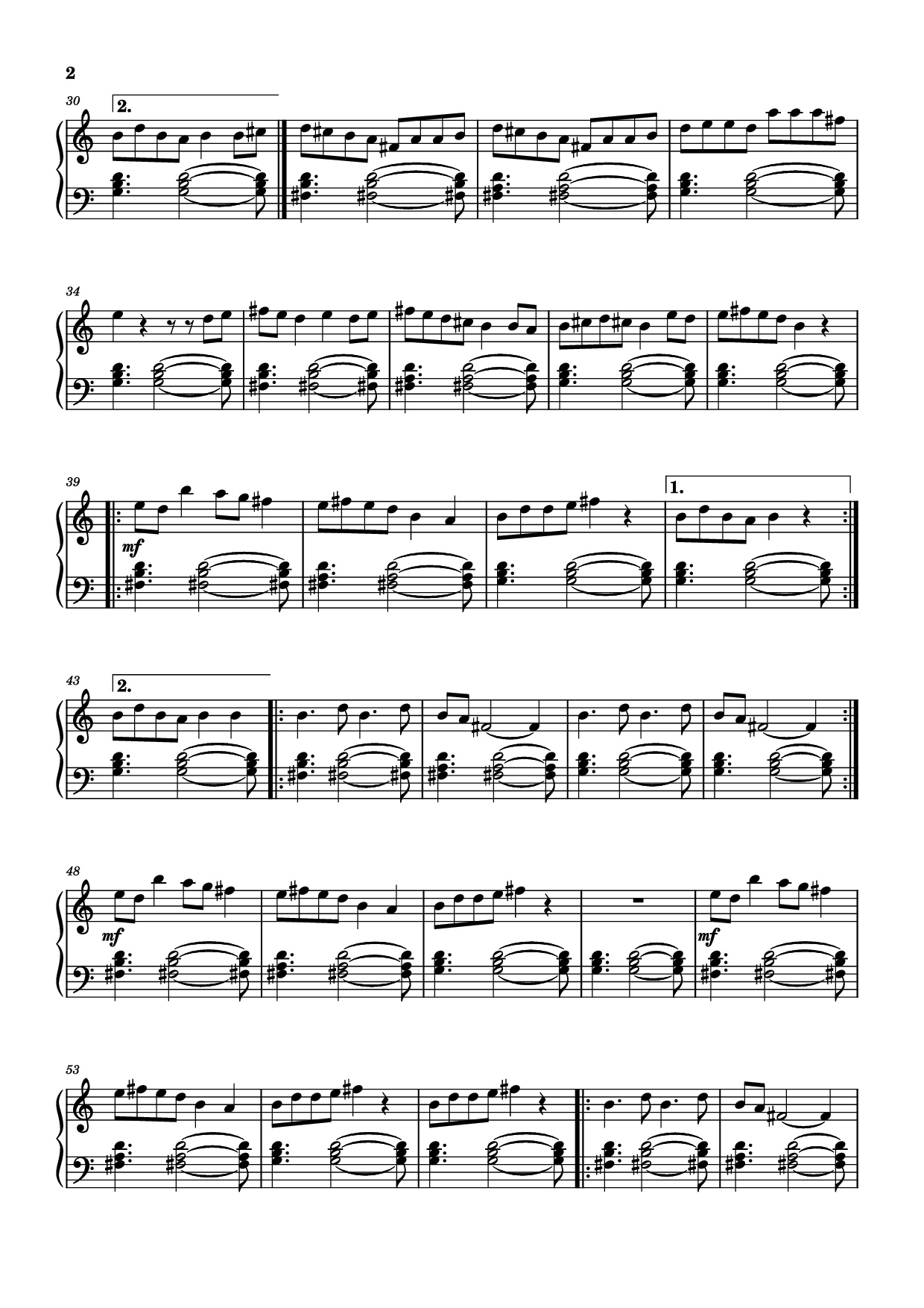Page 2 of Sheet music PDF Piano Harpy Hare Piano - Композитор / аранжировщик
