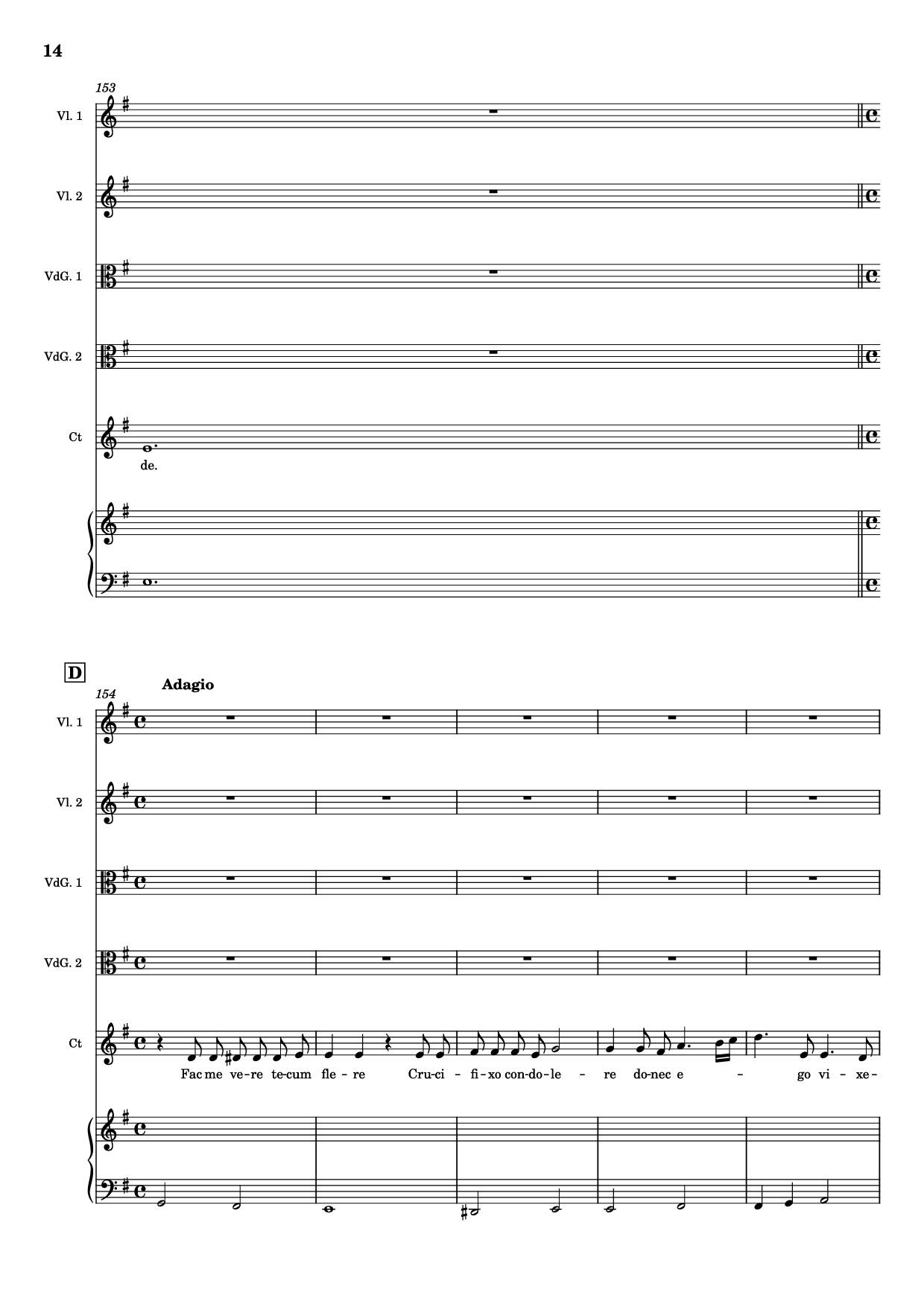 Page 14 of Sheet music PDF Piano Stabat mater (Pianto della Madonna) Piano - Giovanni Felice Sances