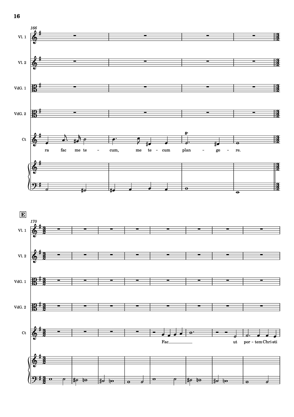 Page 16 of Sheet music PDF Piano Stabat mater (Pianto della Madonna) Piano - Giovanni Felice Sances