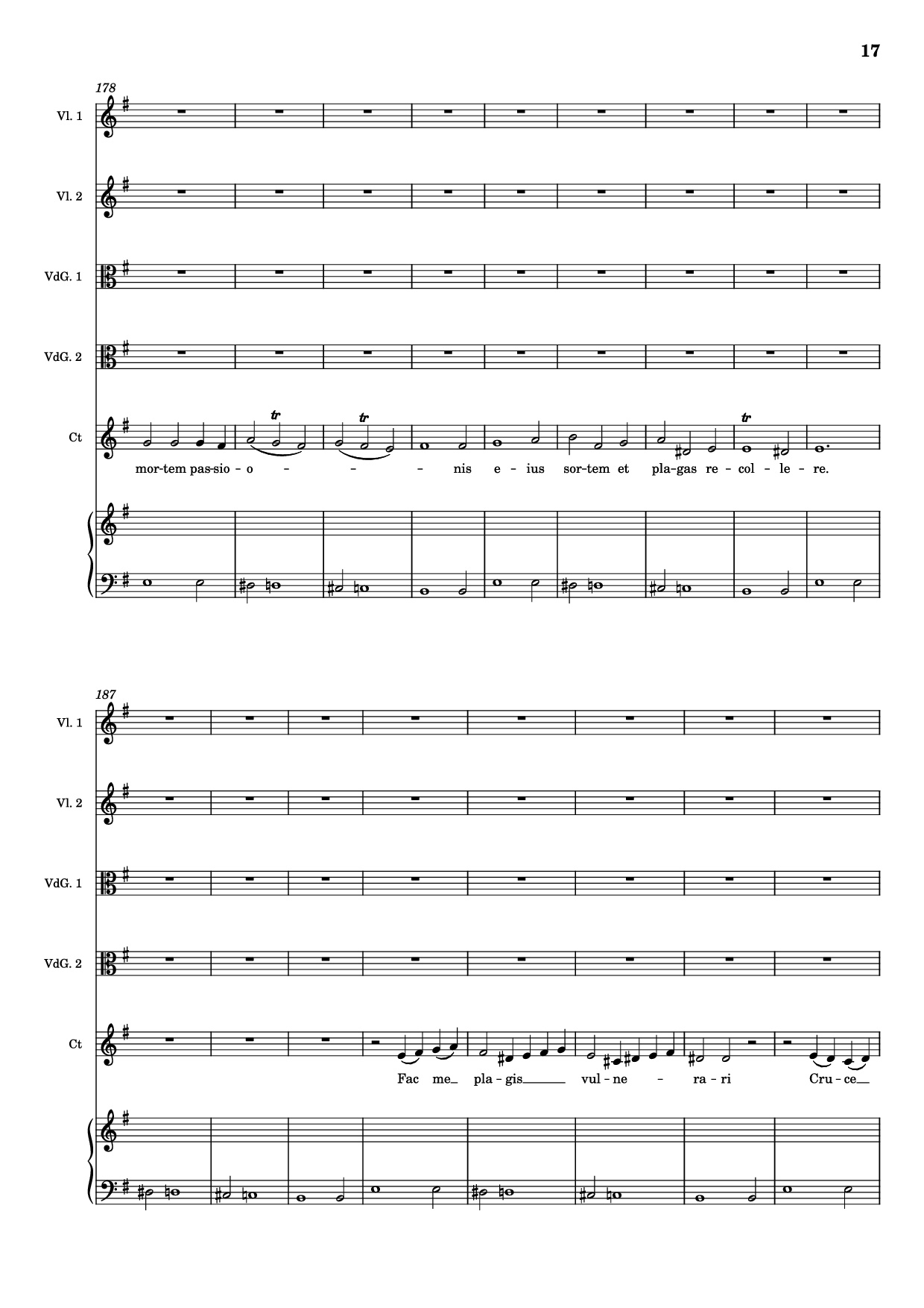Page 17 of Sheet music PDF Piano Stabat mater (Pianto della Madonna) Piano - Giovanni Felice Sances