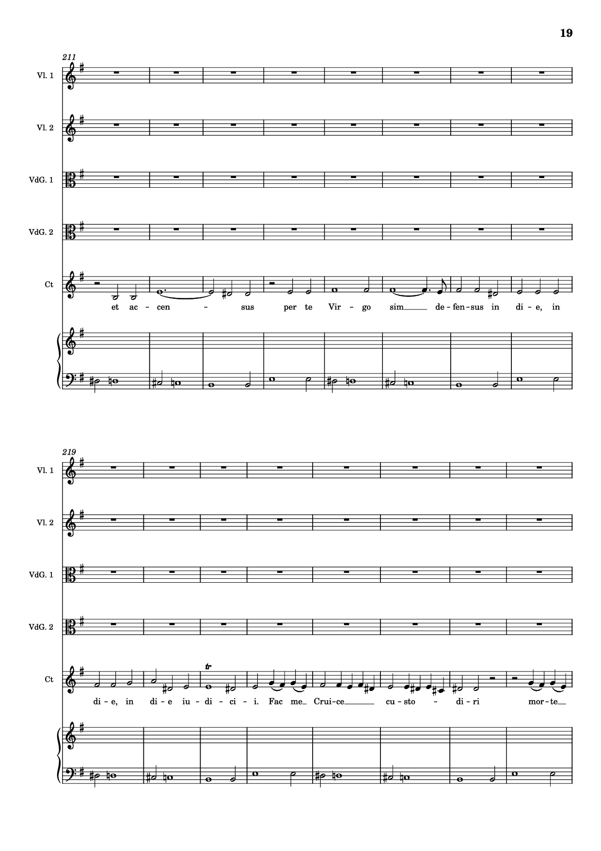 Page 19 of Sheet music PDF Piano Stabat mater (Pianto della Madonna) Piano - Giovanni Felice Sances