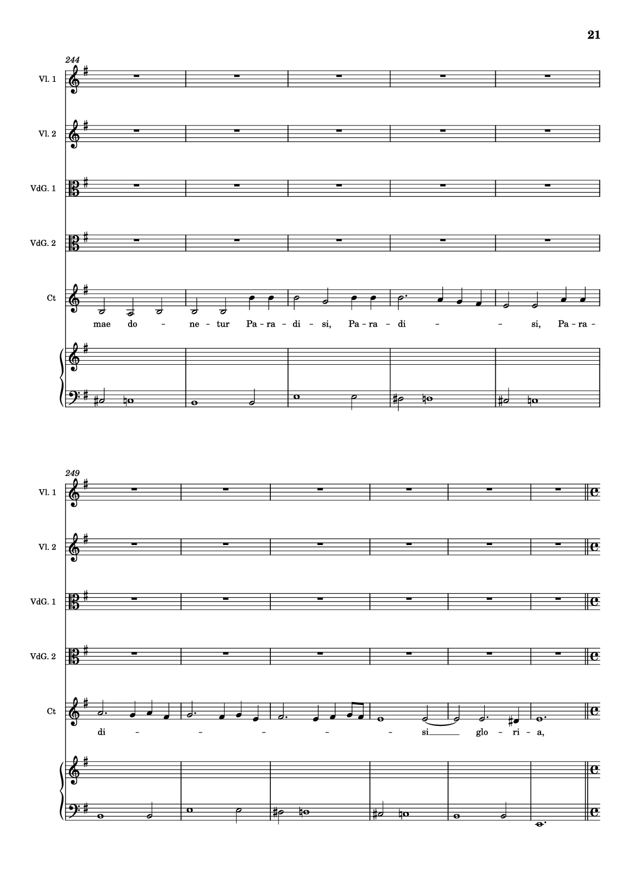 Page 21 of Sheet music PDF Piano Stabat mater (Pianto della Madonna) Piano - Giovanni Felice Sances