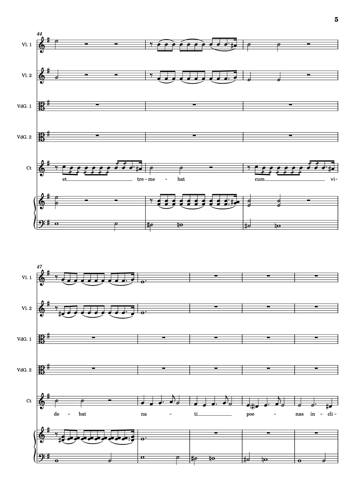 Page 5 of Sheet music PDF Piano Stabat mater (Pianto della Madonna) Piano - Giovanni Felice Sances