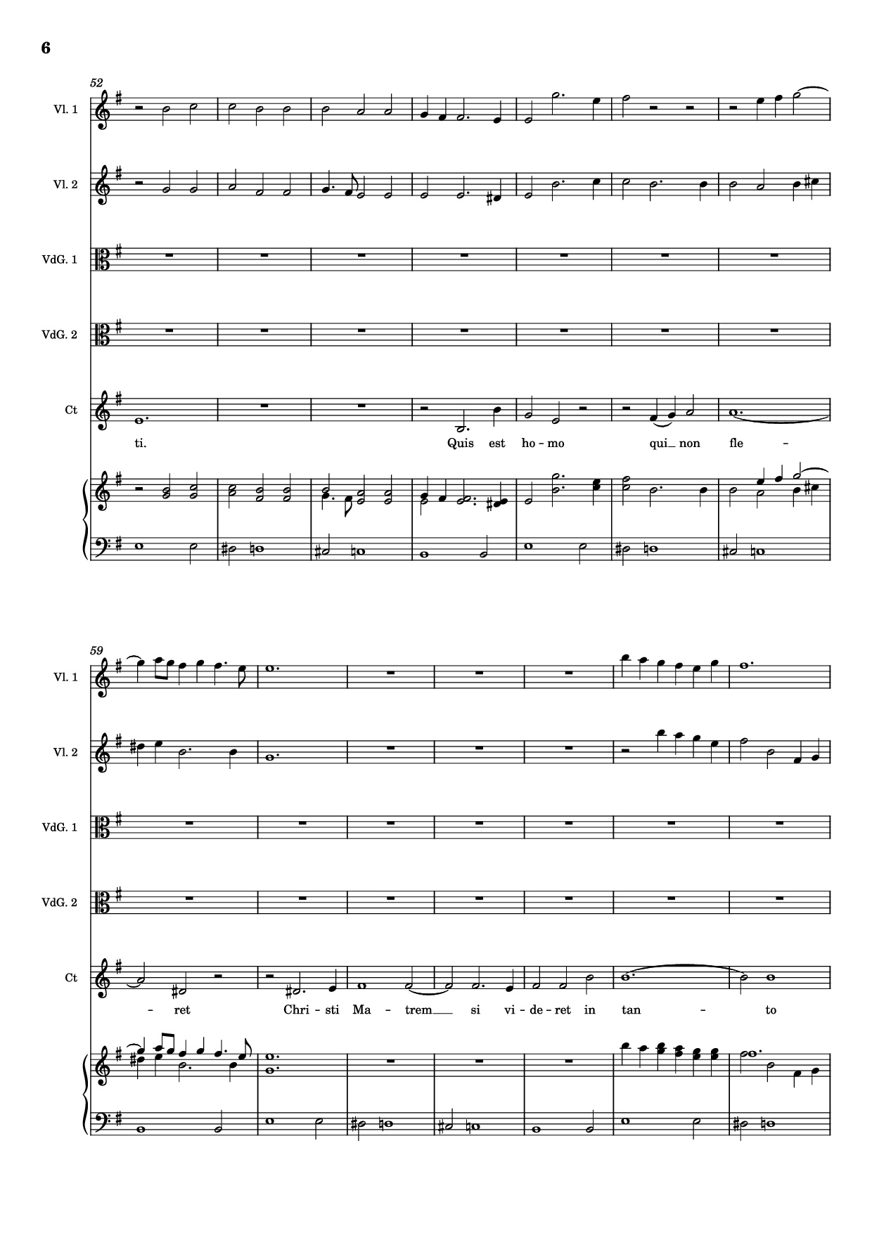 Page 6 of Sheet music PDF Piano Stabat mater (Pianto della Madonna) Piano - Giovanni Felice Sances