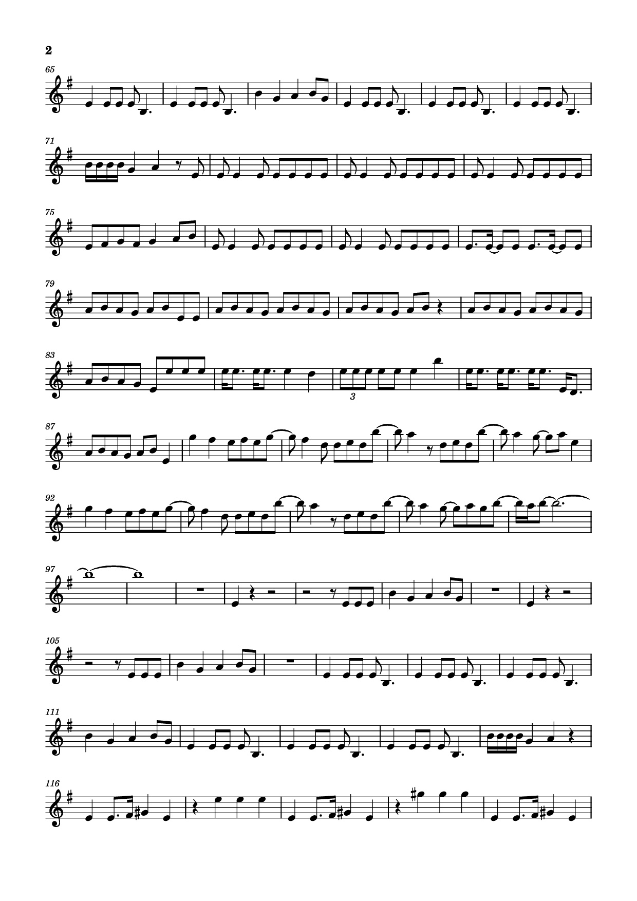 Page 2 of Sheet music PDF Fantastic Baby - BIGBANG