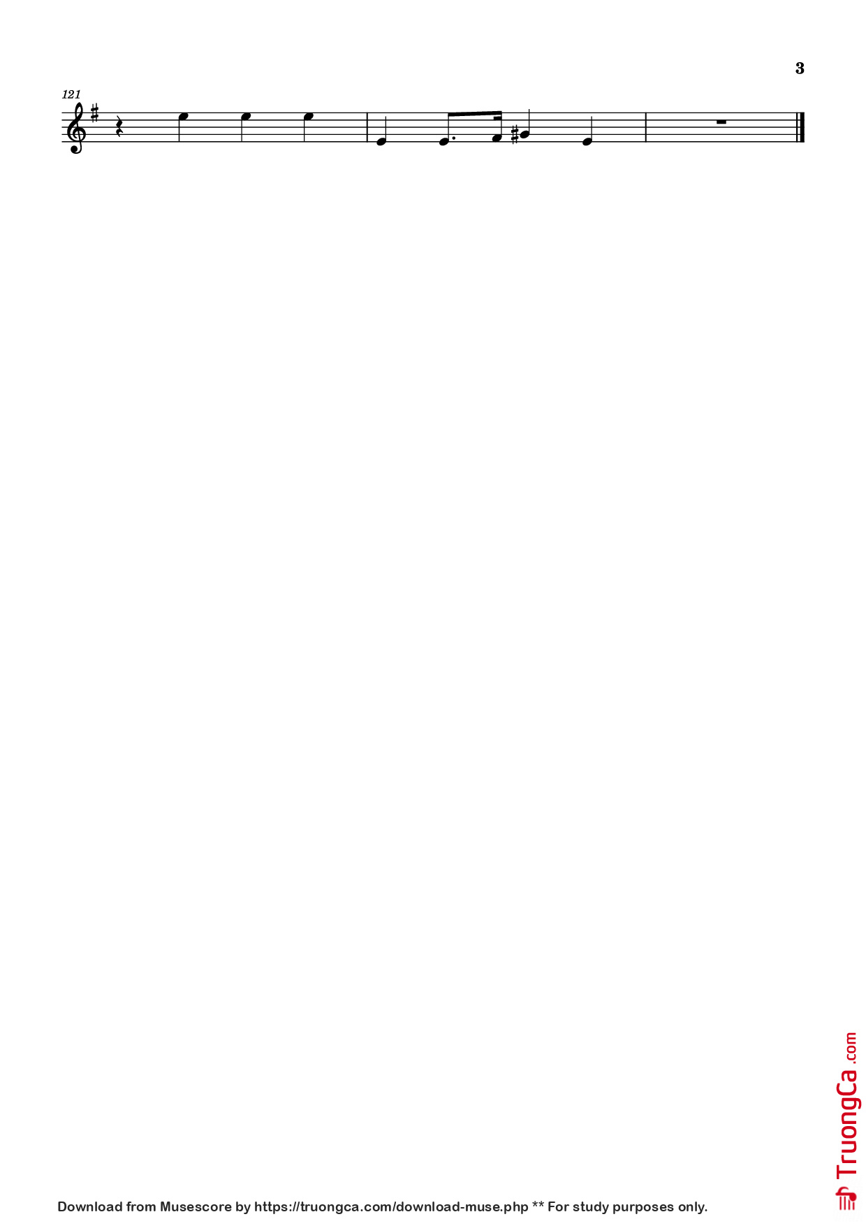 Page 3 of Sheet music PDF Fantastic Baby - BIGBANG