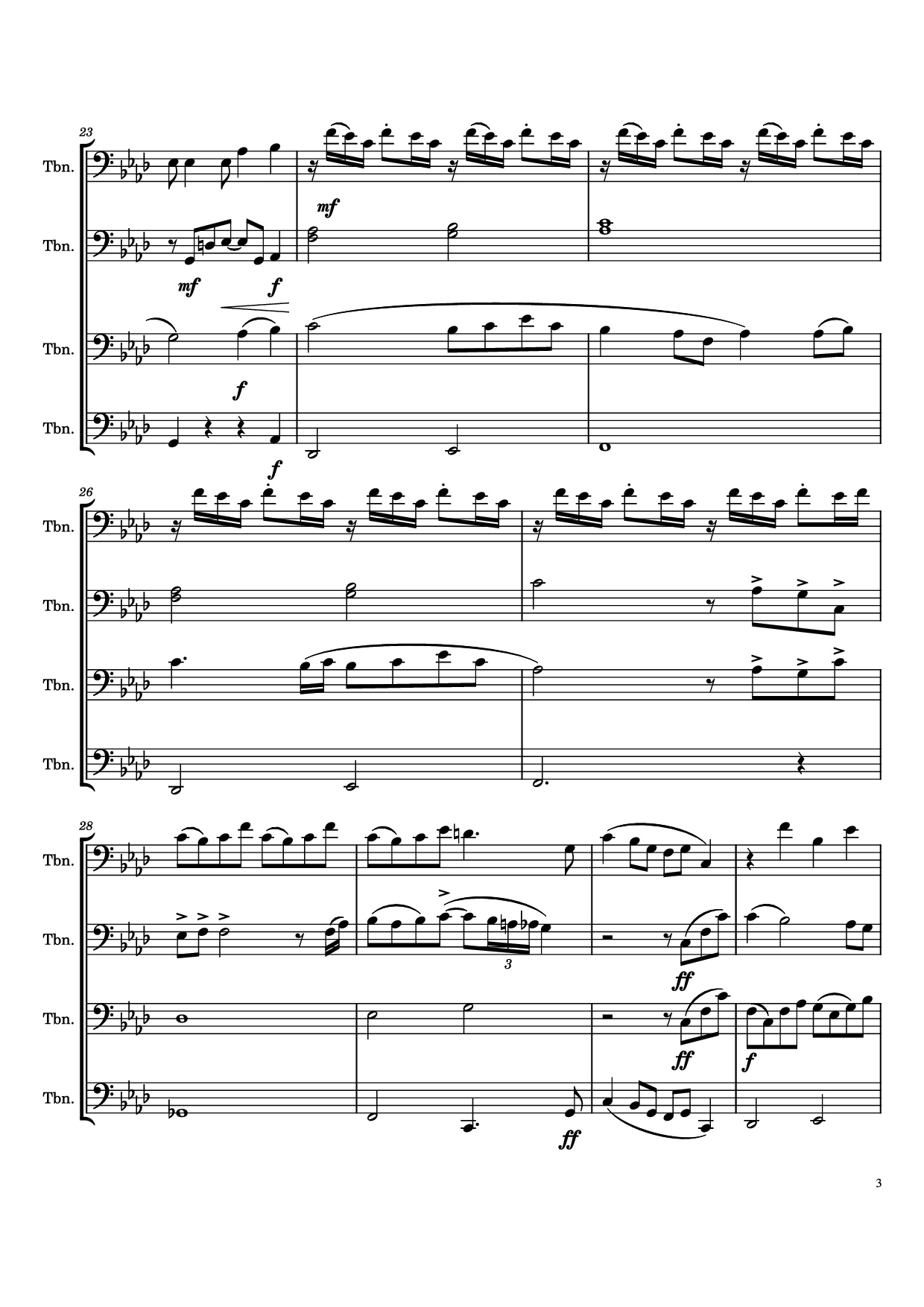 Page 3 of Sheet music PDF The Legend of Ashitaka - Joe Hisaishi