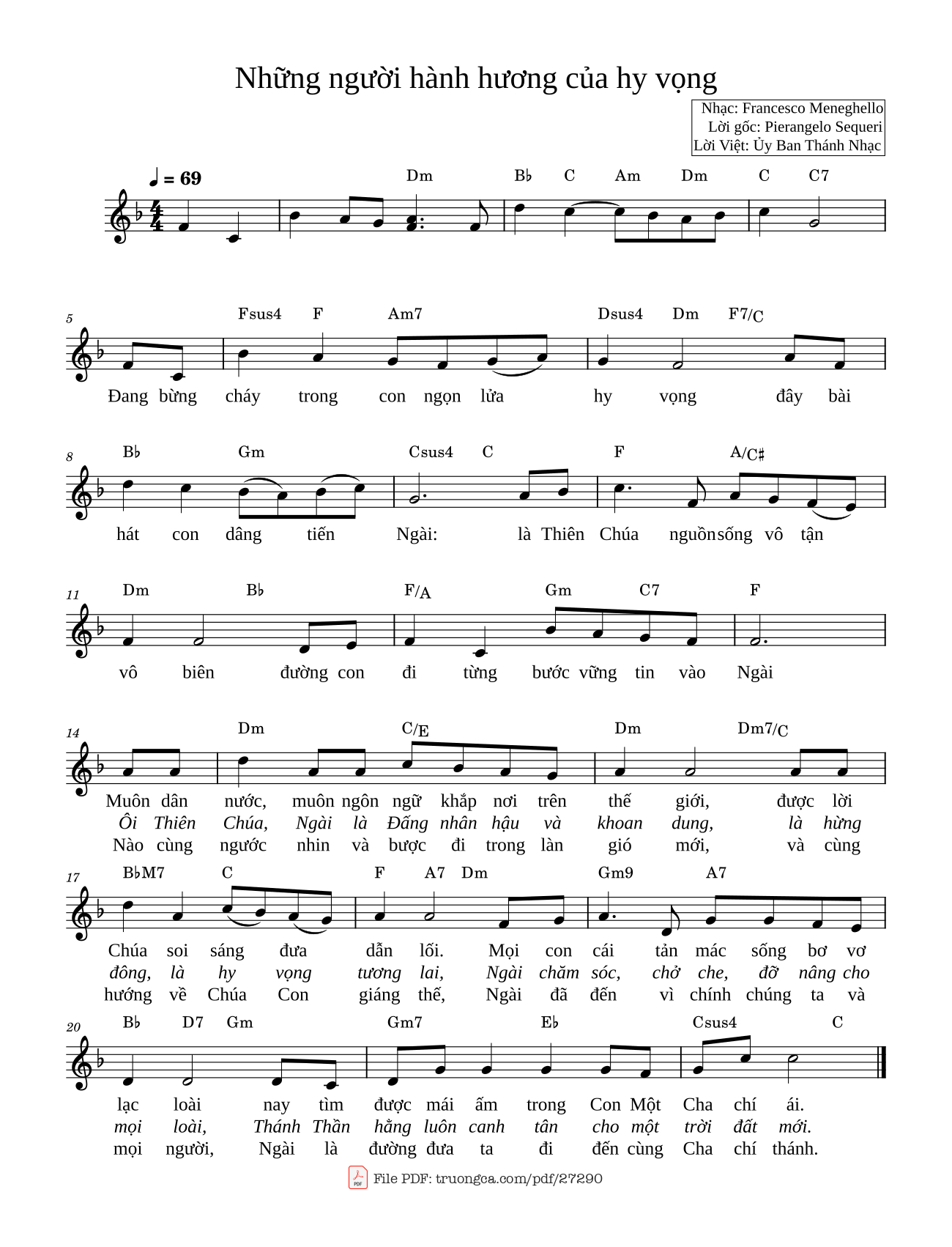 Đang bừng cháy trong con ngọn lửa Hy Vọng, Trang 5