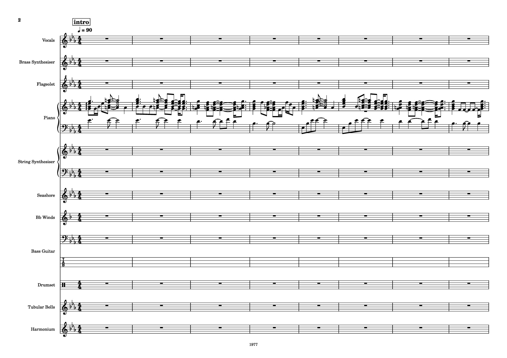 Page 2 of Sheet music PDF Fool