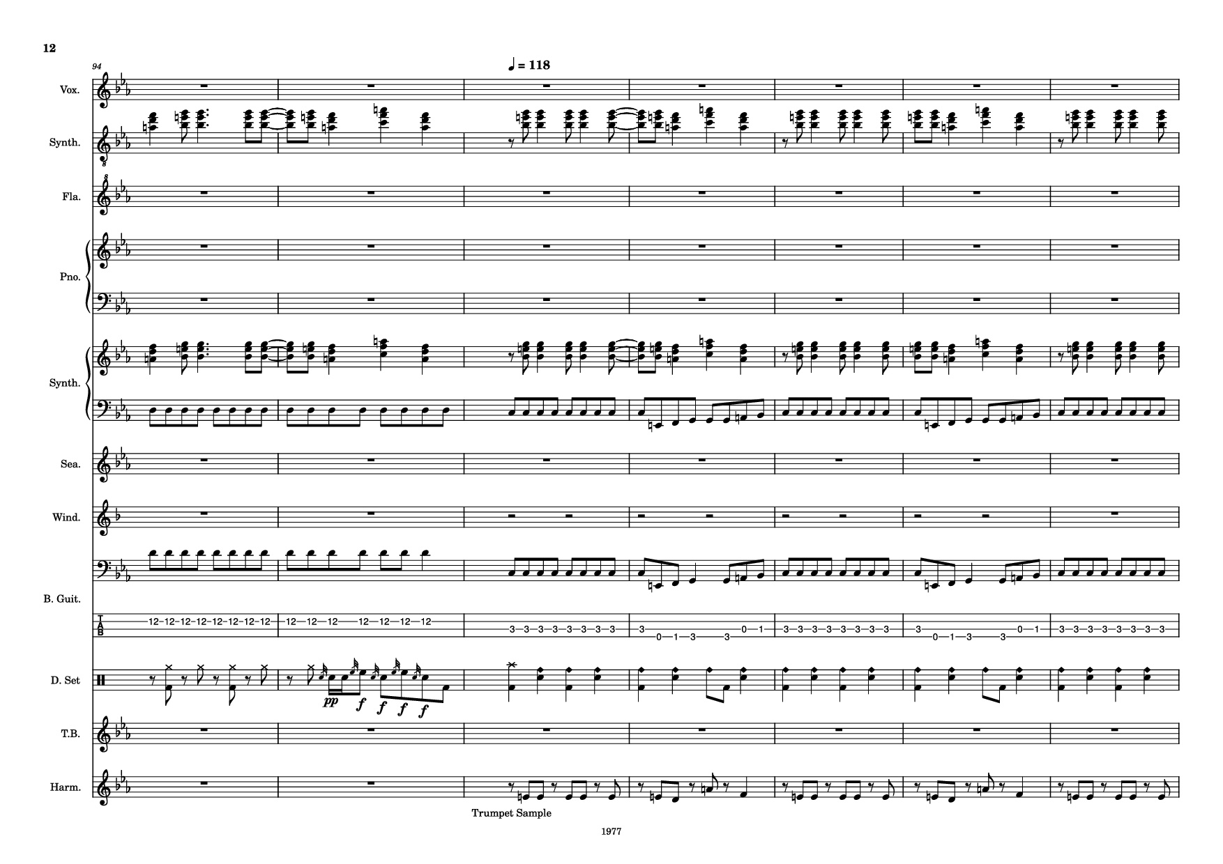 Page 12 of Sheet music PDF Fool