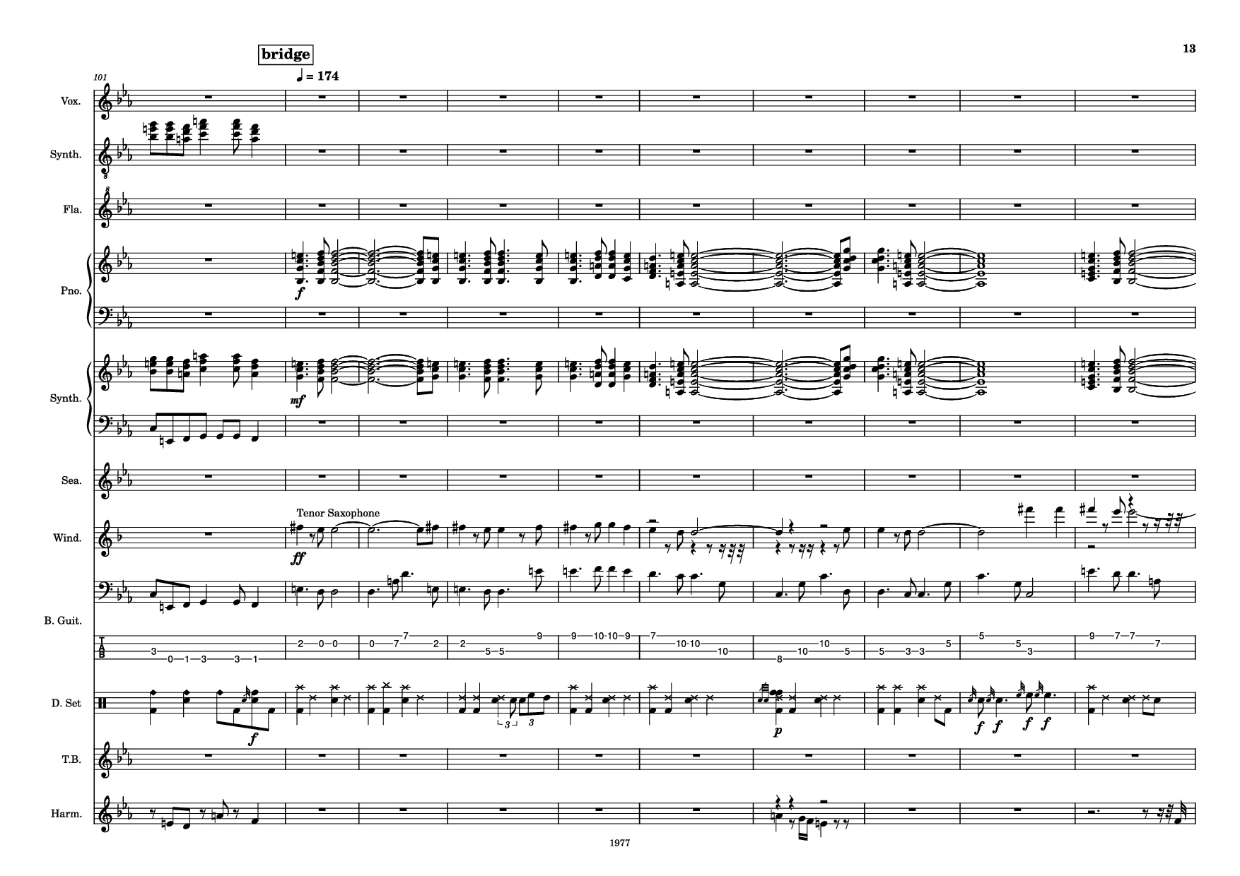Page 13 of Sheet music PDF Fool