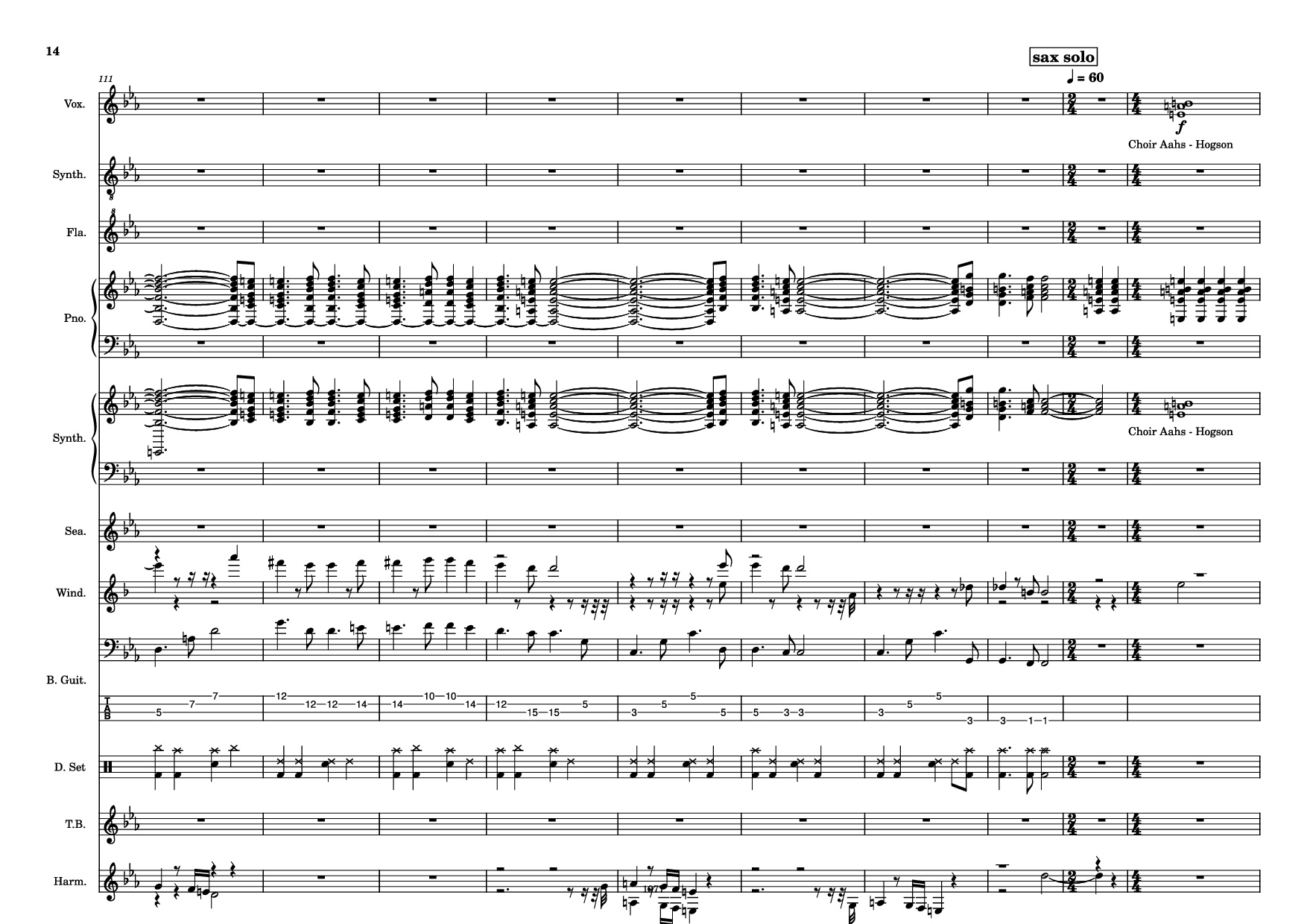 Page 14 of Sheet music PDF Fool