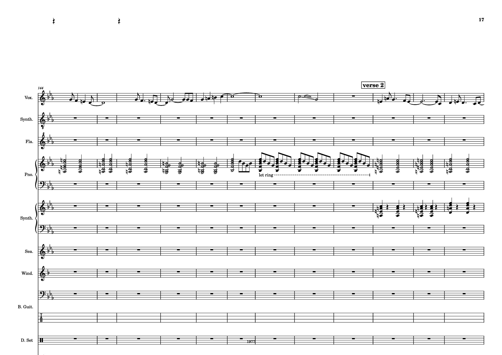Page 17 of Sheet music PDF Fool