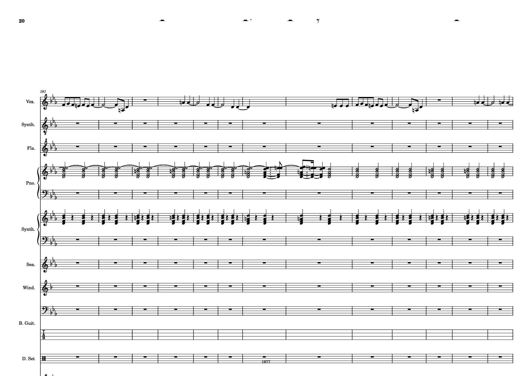 Page 20 of Sheet music PDF Fool