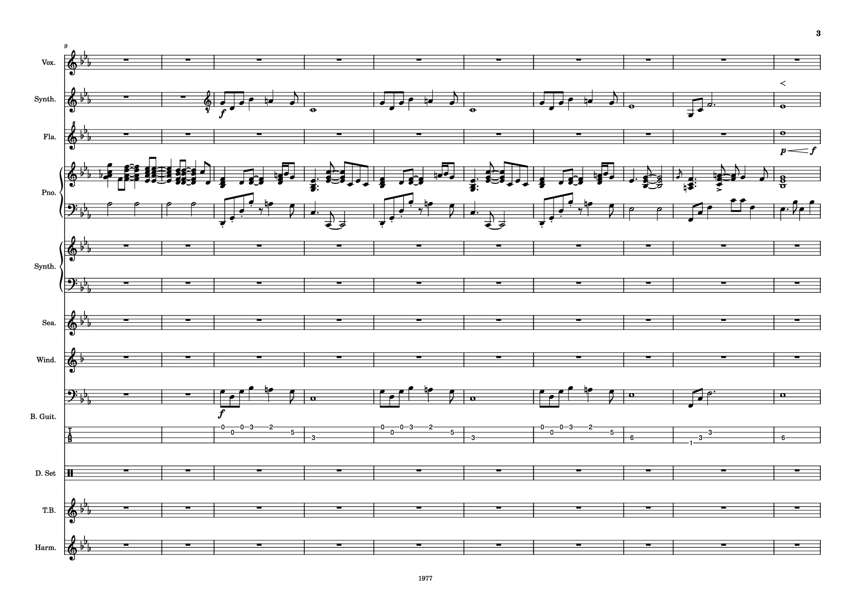 Page 3 of Sheet music PDF Fool